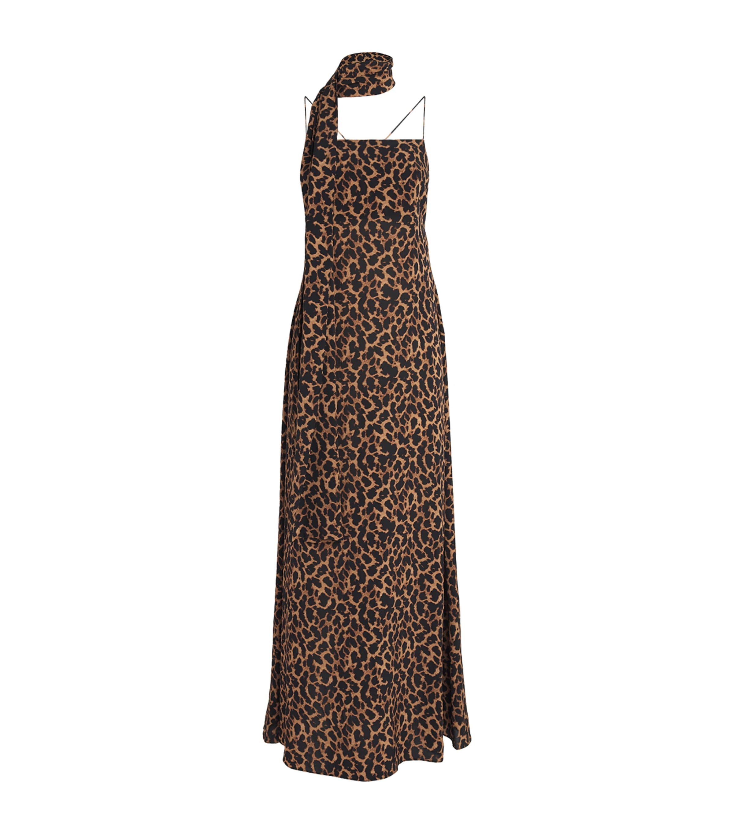 AWAY THAT DAY St Tropez Maxi Dress Leopard Print