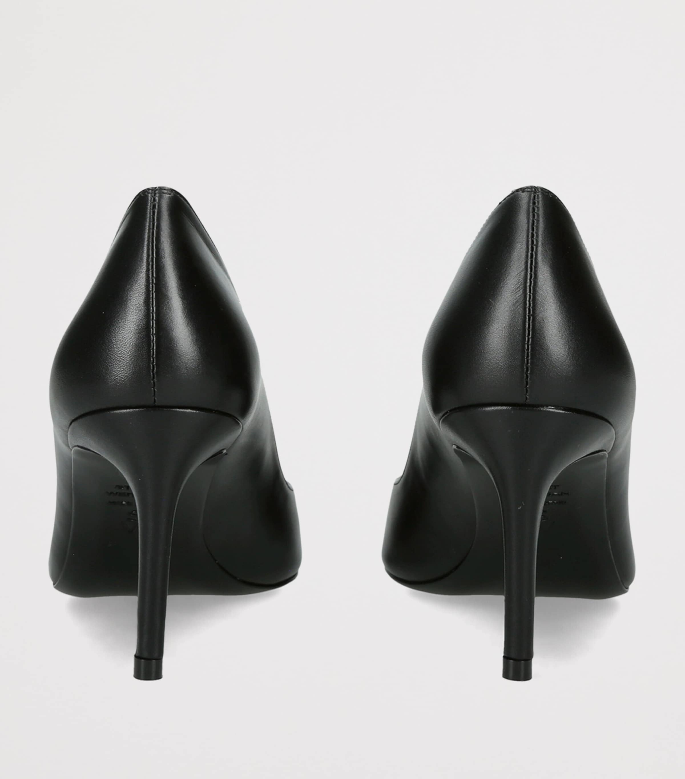 Stuart Weitzman Leather Stuart Power Pumps 75 Black Image 4