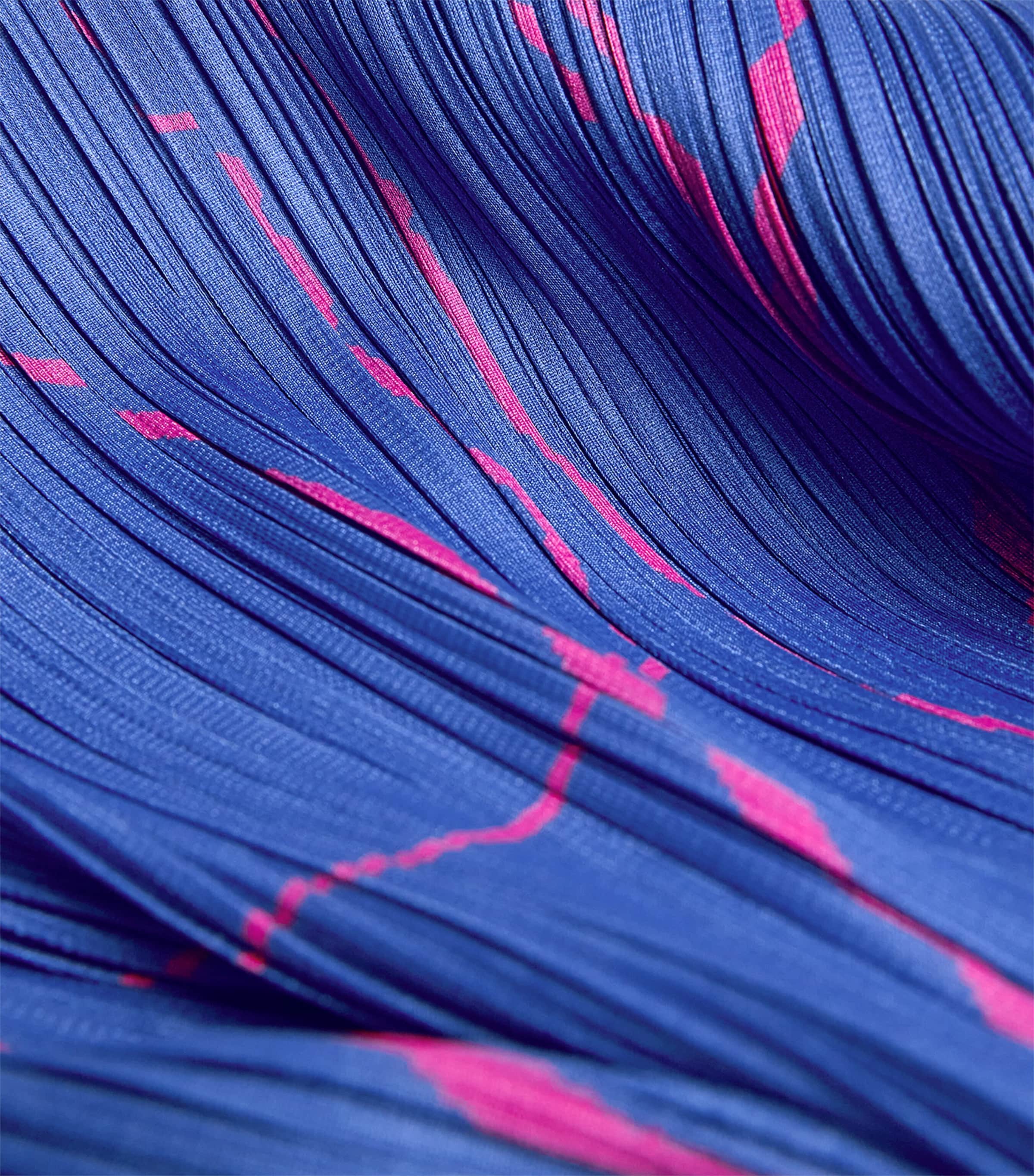 Printed Pause Midi Skirt BLUE Image 5