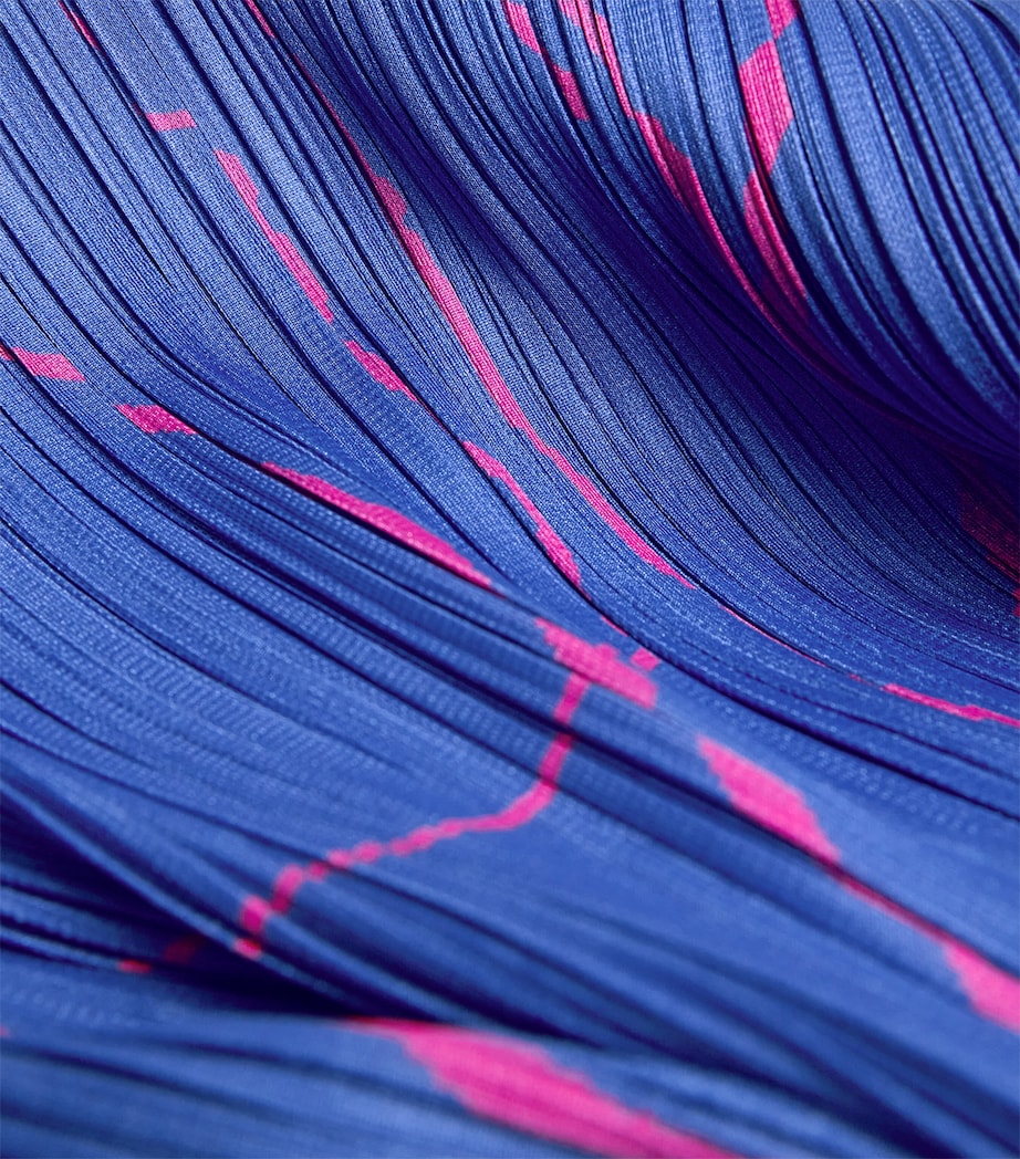 Printed Pause Midi Skirt BLUE Image 5