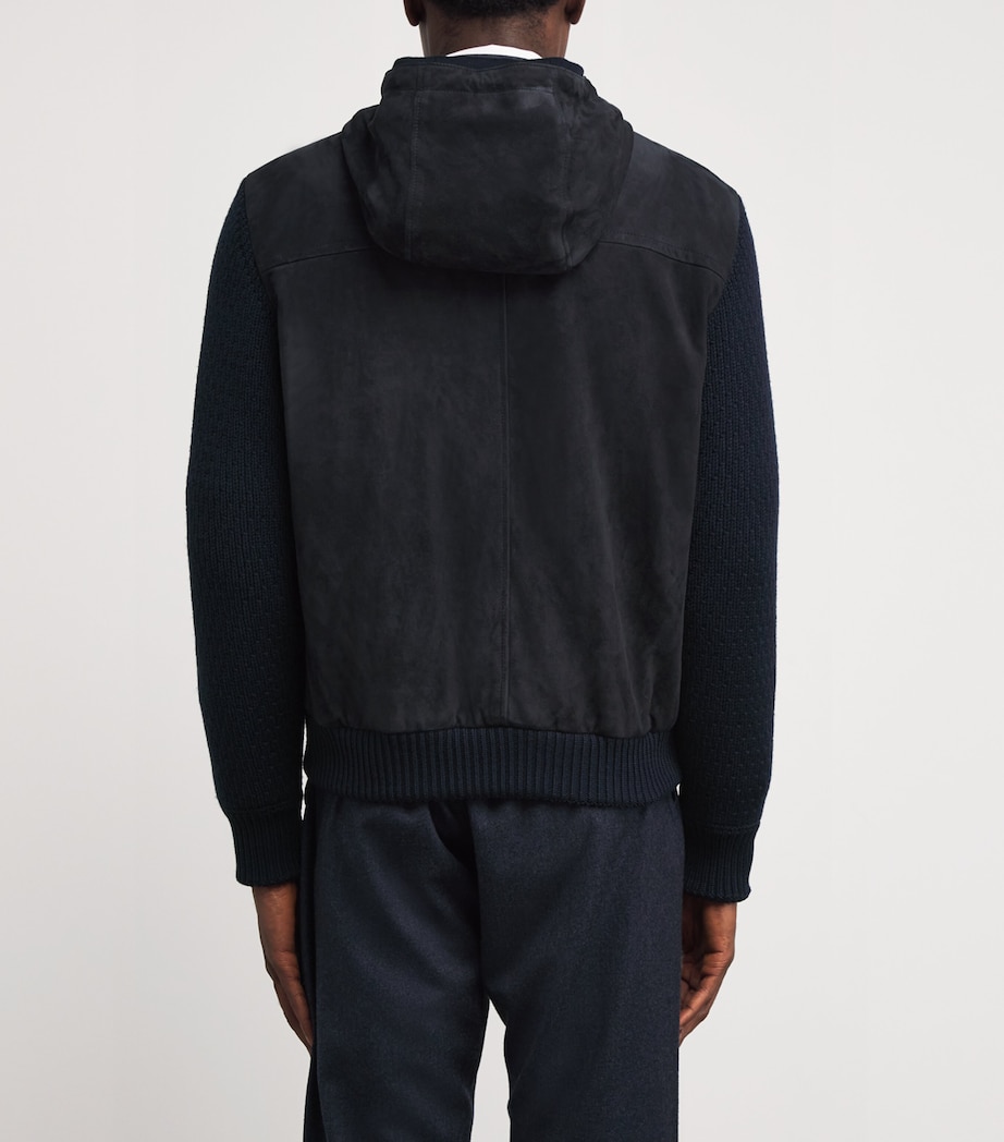 Suede-Wool Hooded Jacket 308 Image 4