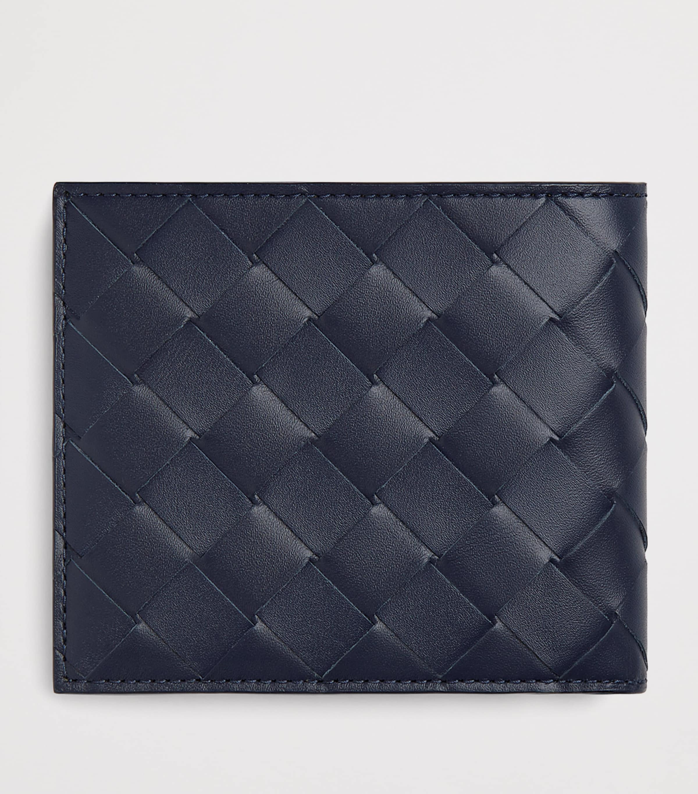 Bottega Veneta Leather Intrecciato Bifold Wallet Image 3