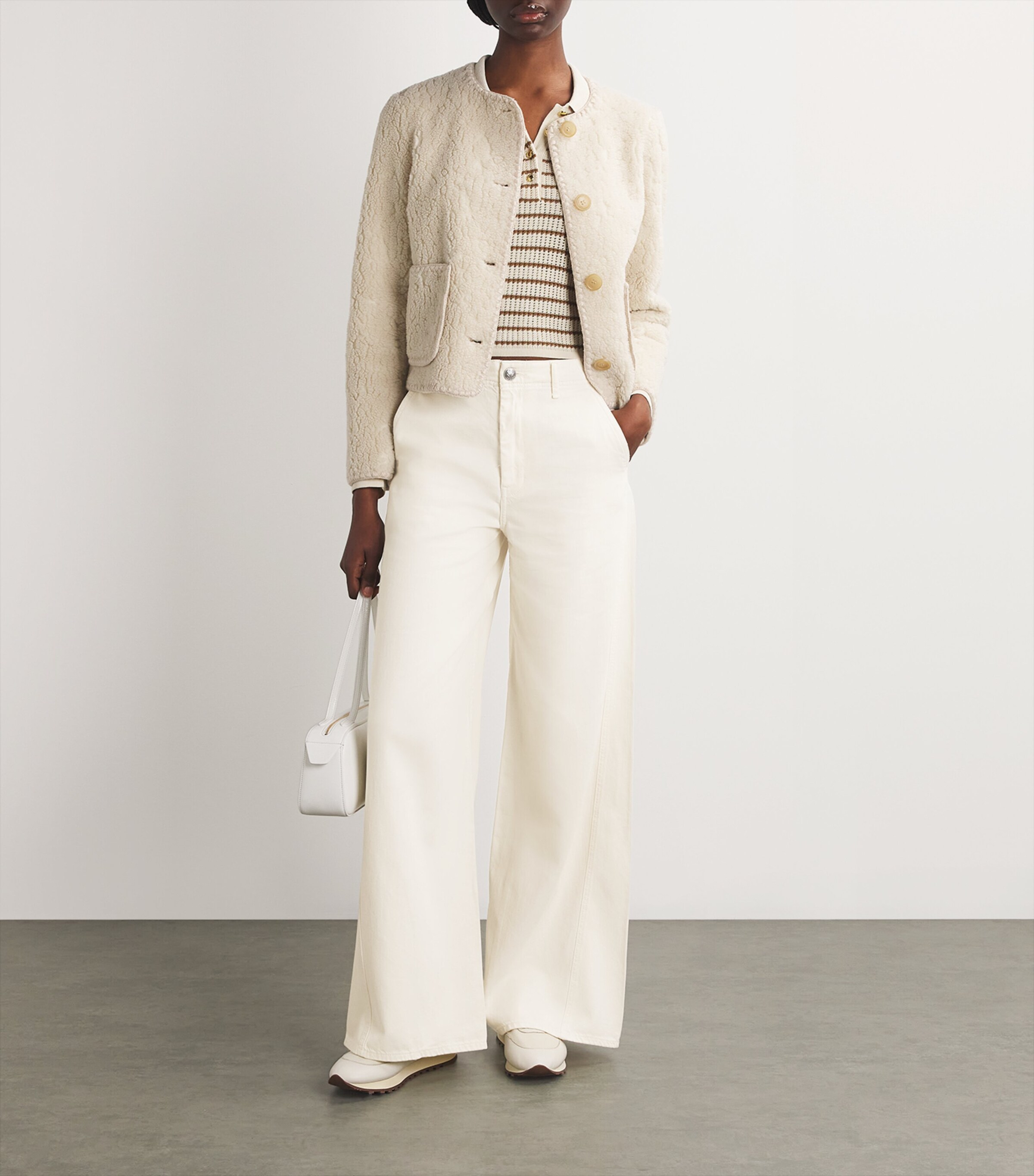 Featherweight Sofie Wide-Leg Jeans ECRU Image 2