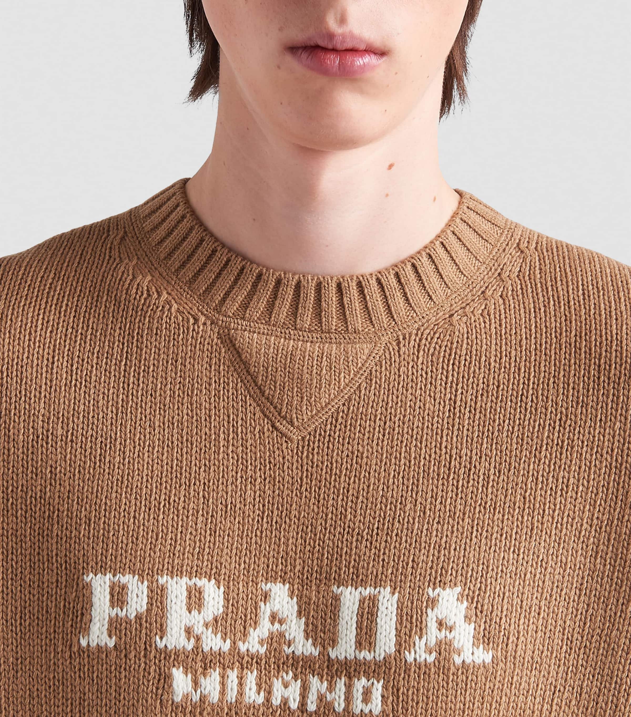 Prada Wool-Cashmere Logo Sweater | Harrods UK Prada Wool-Cashmere Logo Sweater | Harrods UK