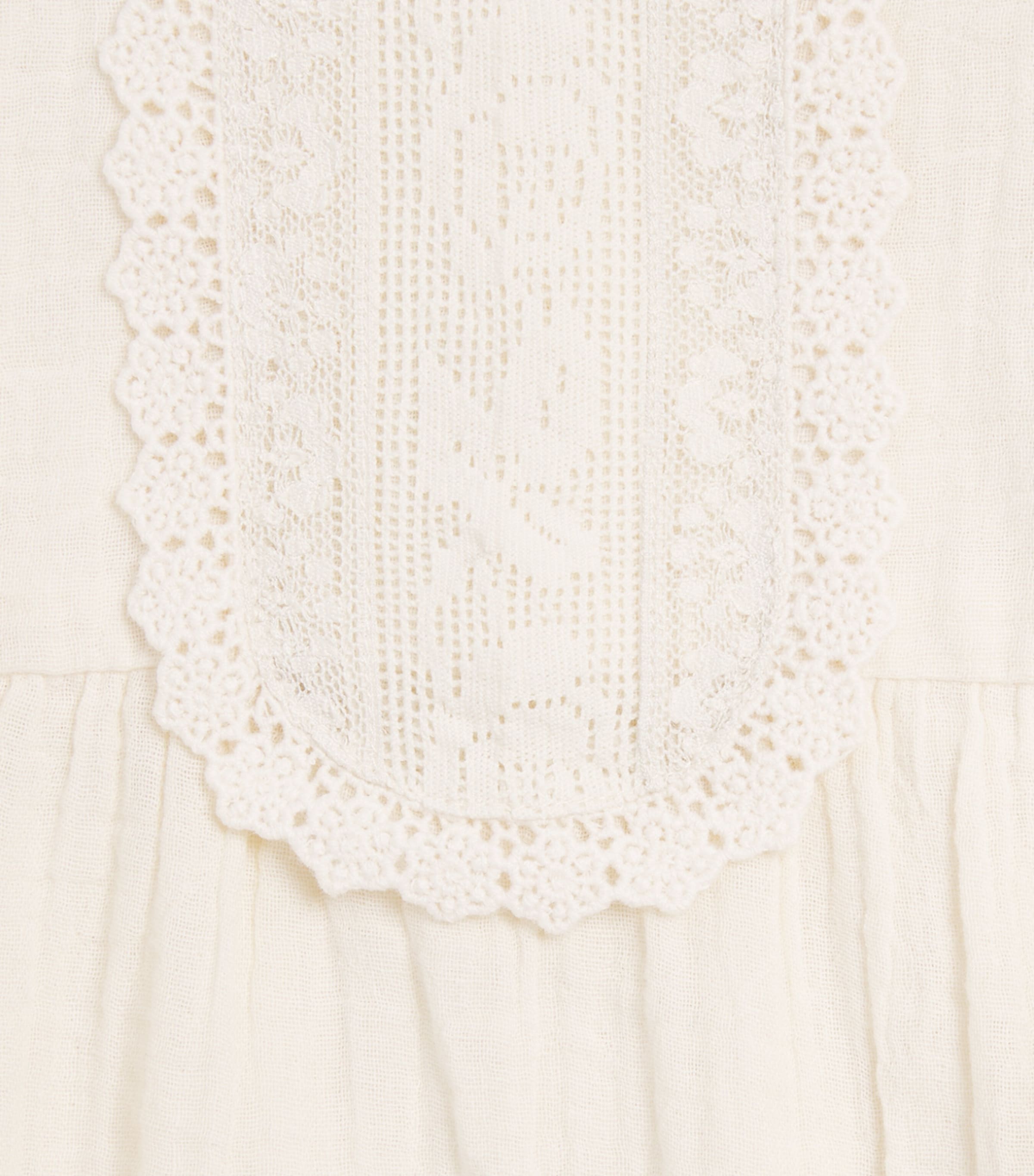 Louise Misha Organic Cotton Bella Blouse (4-12 Years) Cream Image 2