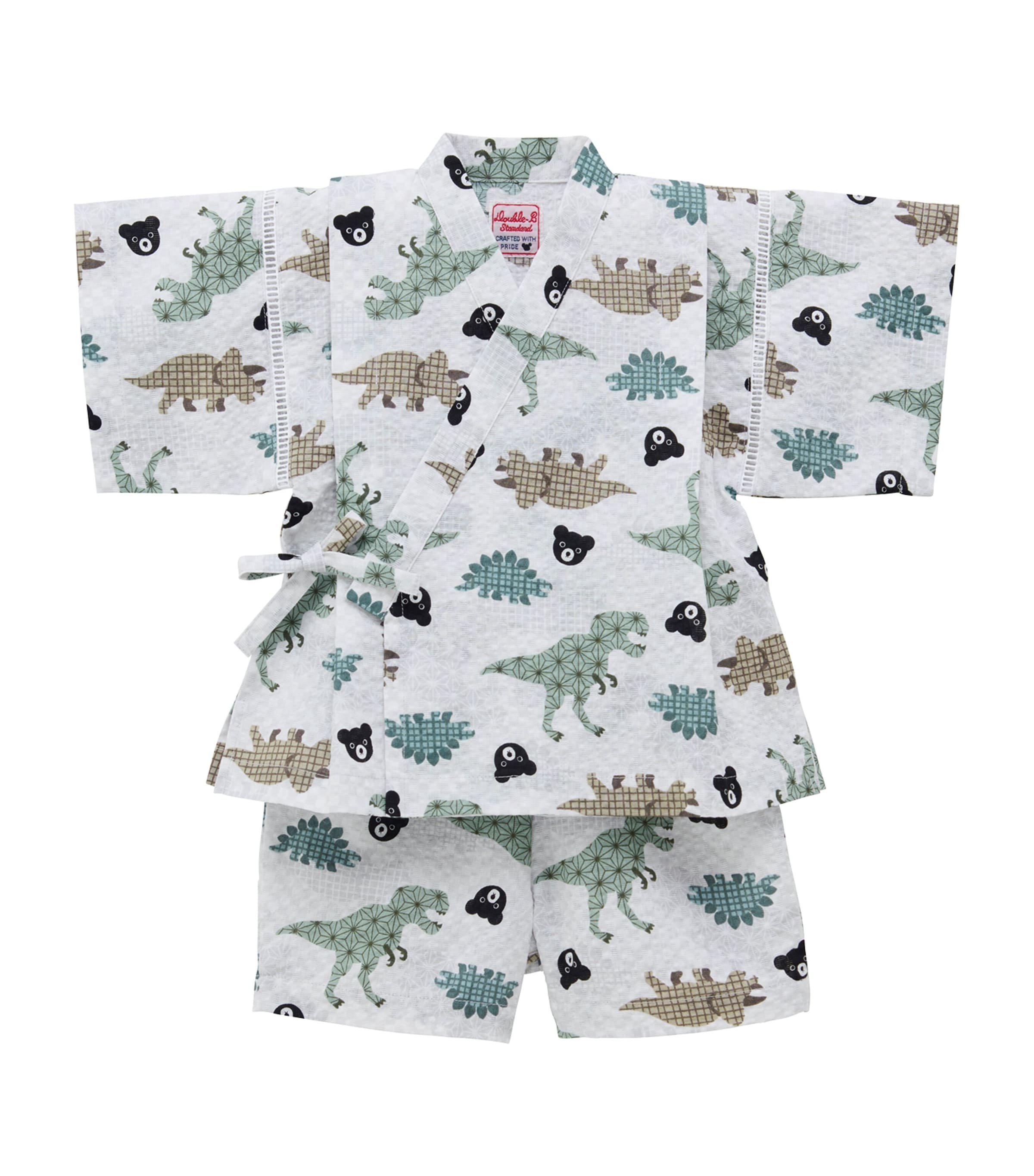 Miki House Cotton Dinosaur Jinbei Set (2-7 Years) Image 1