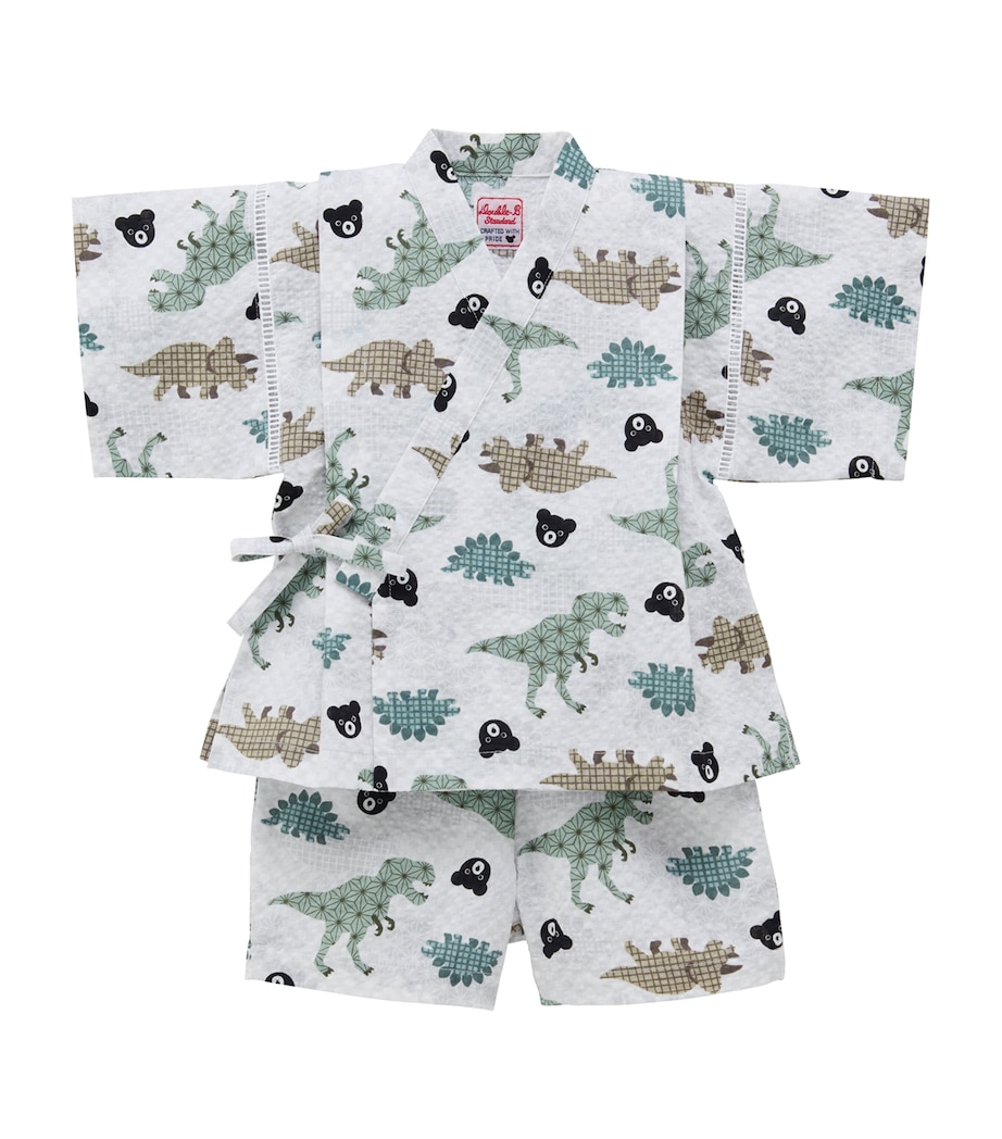 Miki House Cotton Dinosaur Jinbei Set (2-7 Years) Image 1