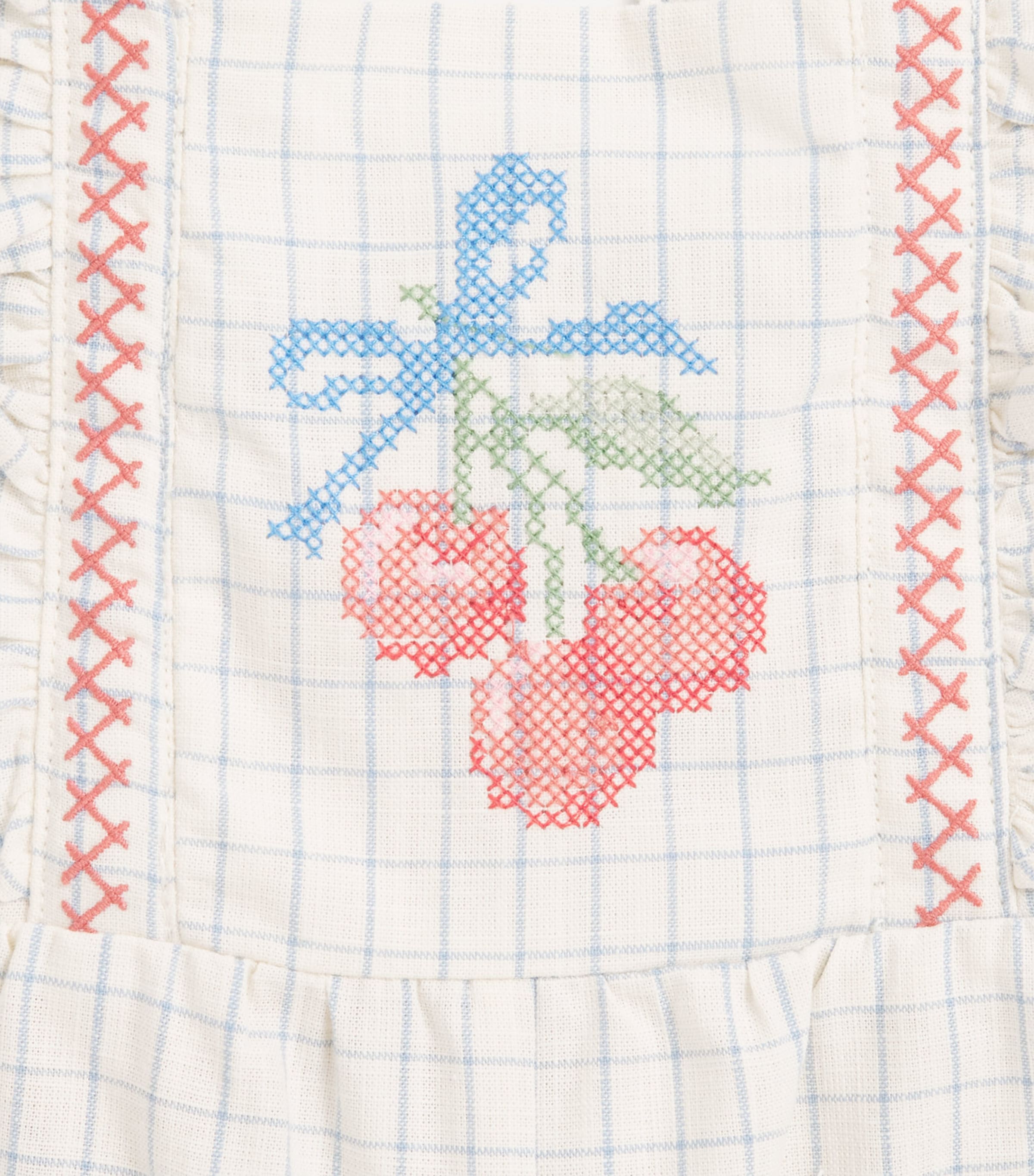 Cotton Phoebe Playsuit (3-36 Months) BLUE Image 3