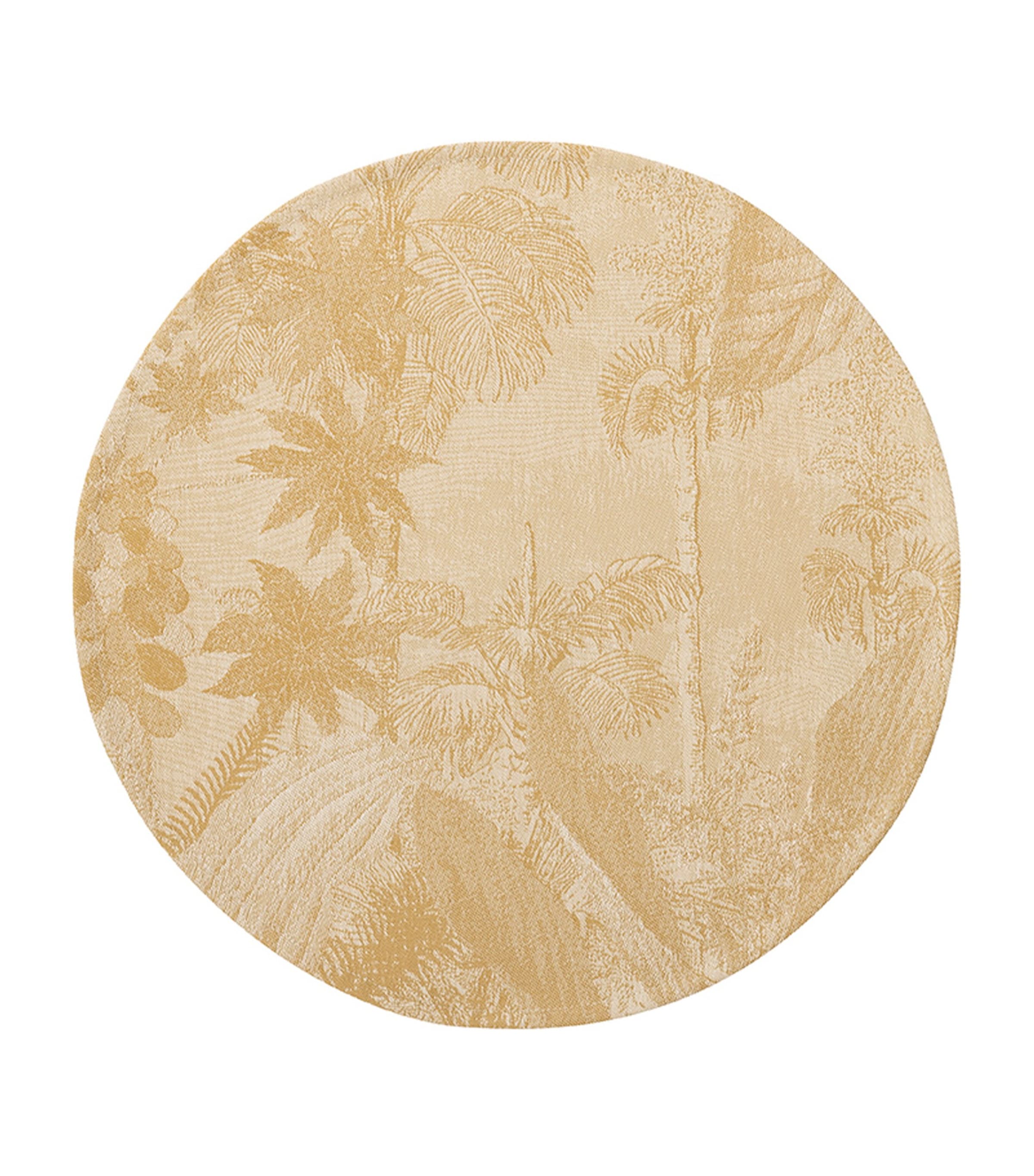 Le Jacquard Français Cotton Sinharaja Round Placemat