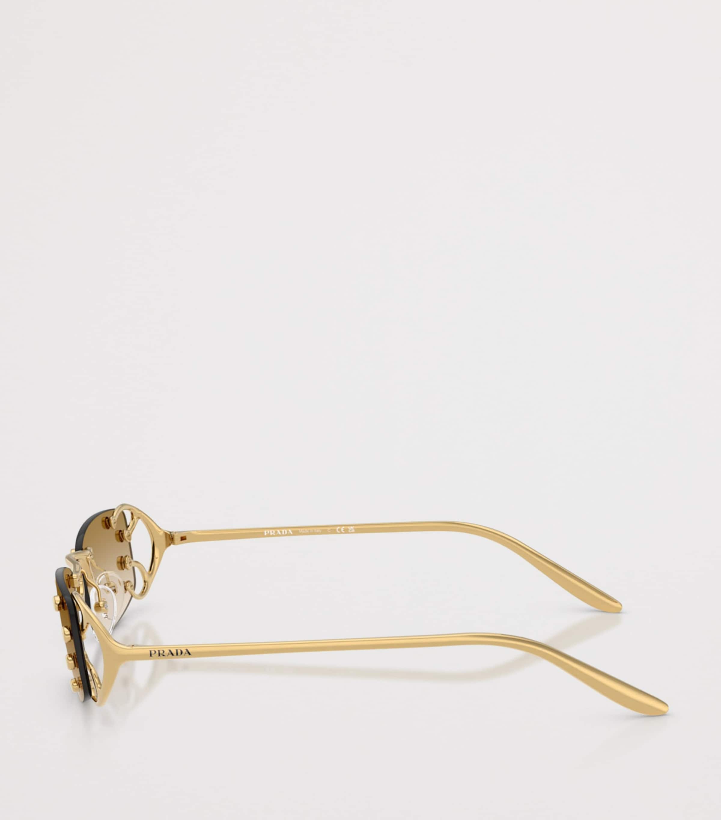 Metal Rectangular Sunglasses 29H30V Image 3