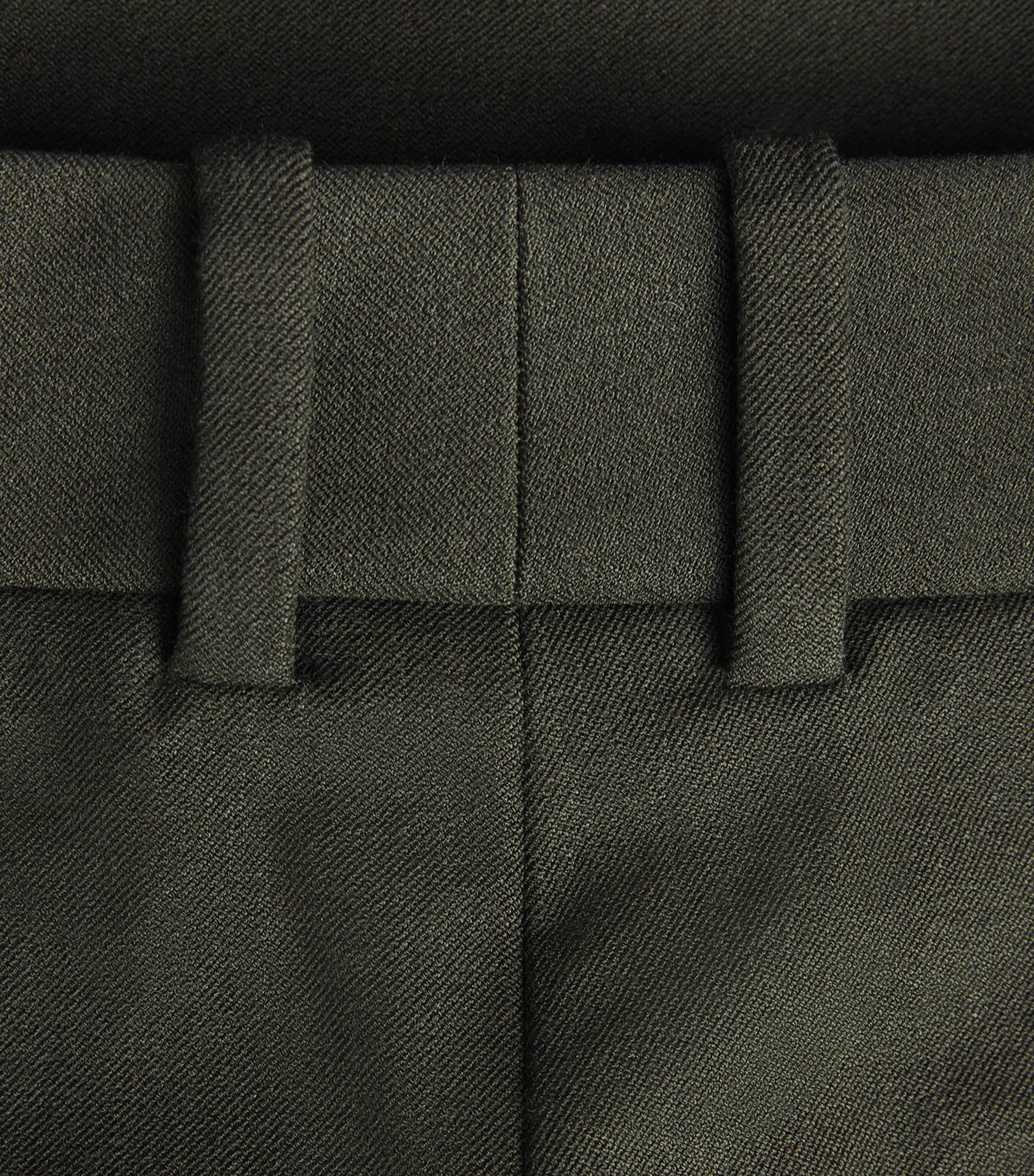 Joseph Womens Stretch-Gabardine Coleman Trousers Palm Leaf Image 5
