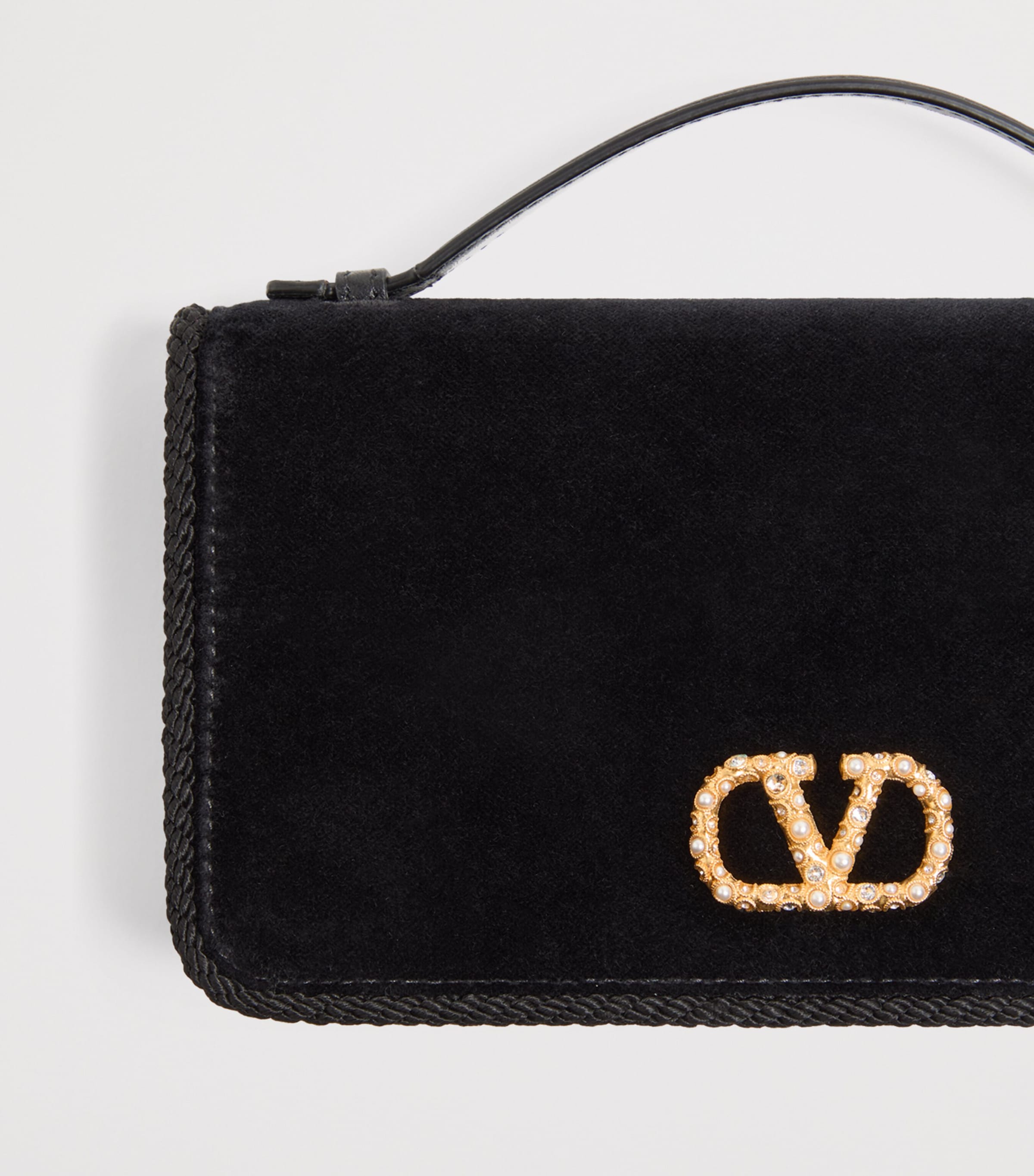 Valentino Garavani VLogo Signature Wallet with Strap