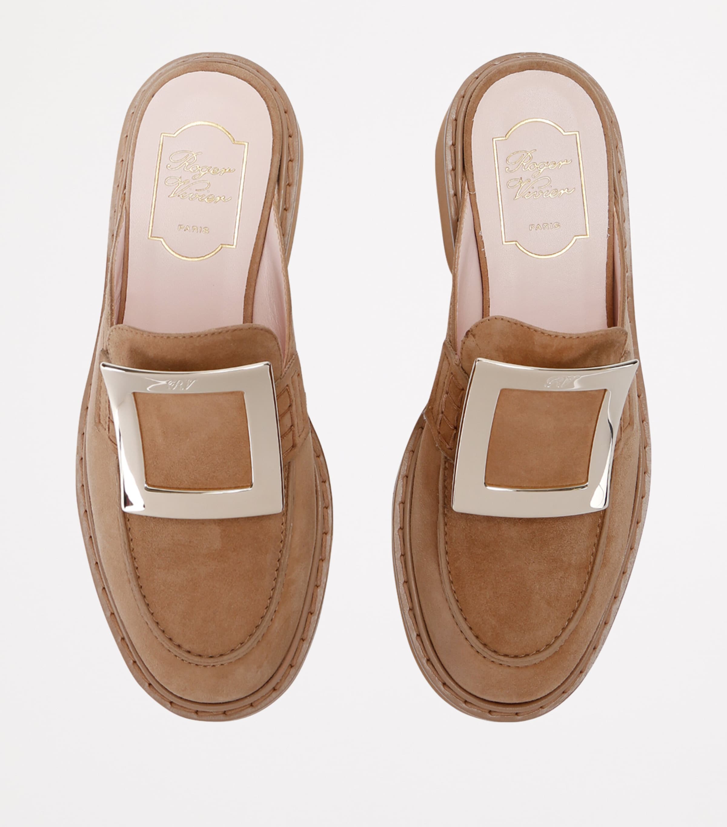 Viv' Rangers Buckle Mules TAN Image 4