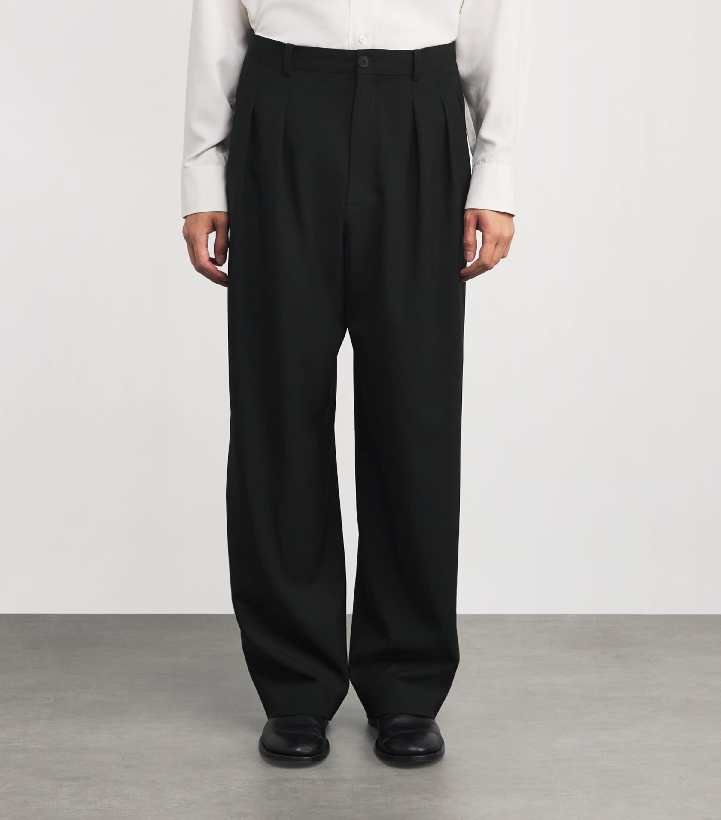 Corley Wool Trousers BLACK Image 3
