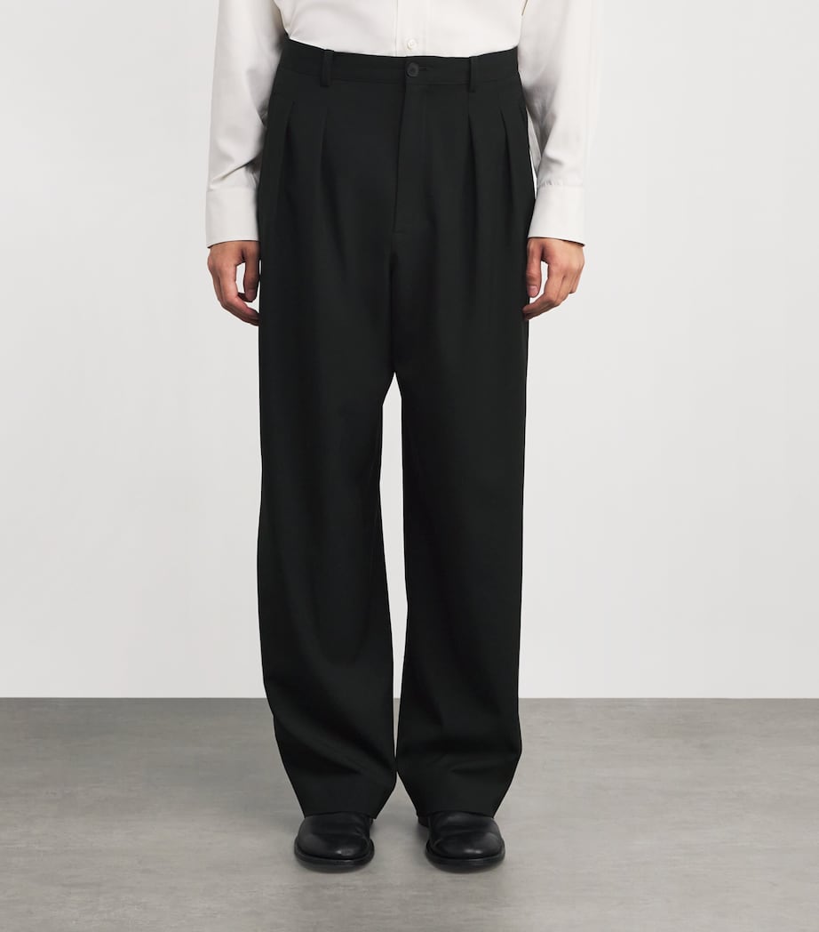 Corley Wool Trousers BLACK Image 3