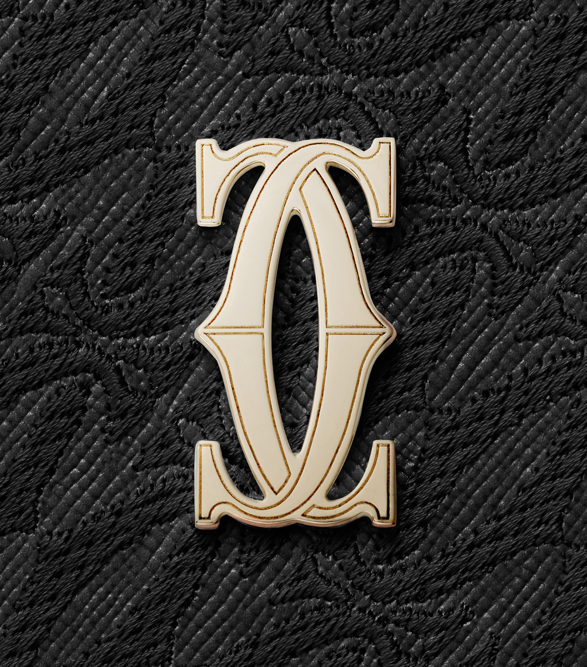 Leather C de Cartier International Zipped Wallet BLACK Image 4