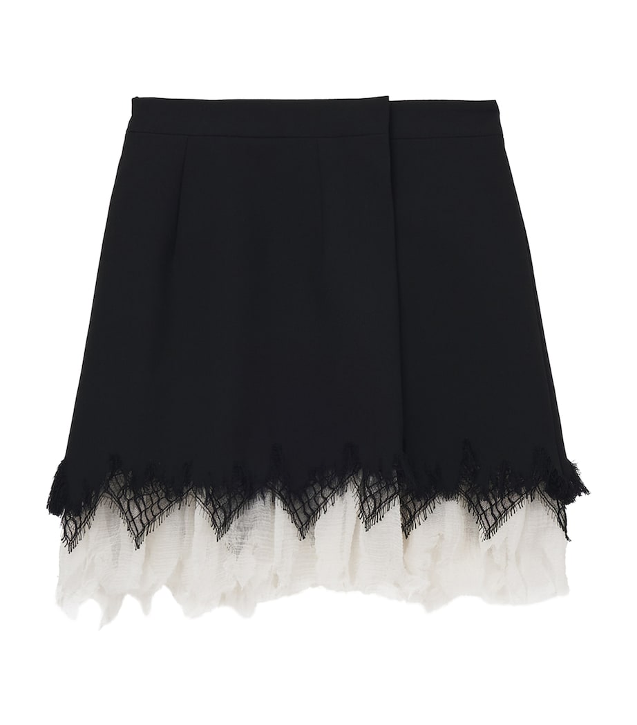 Wool-Lace Mini Skirt 1000 Image 1
