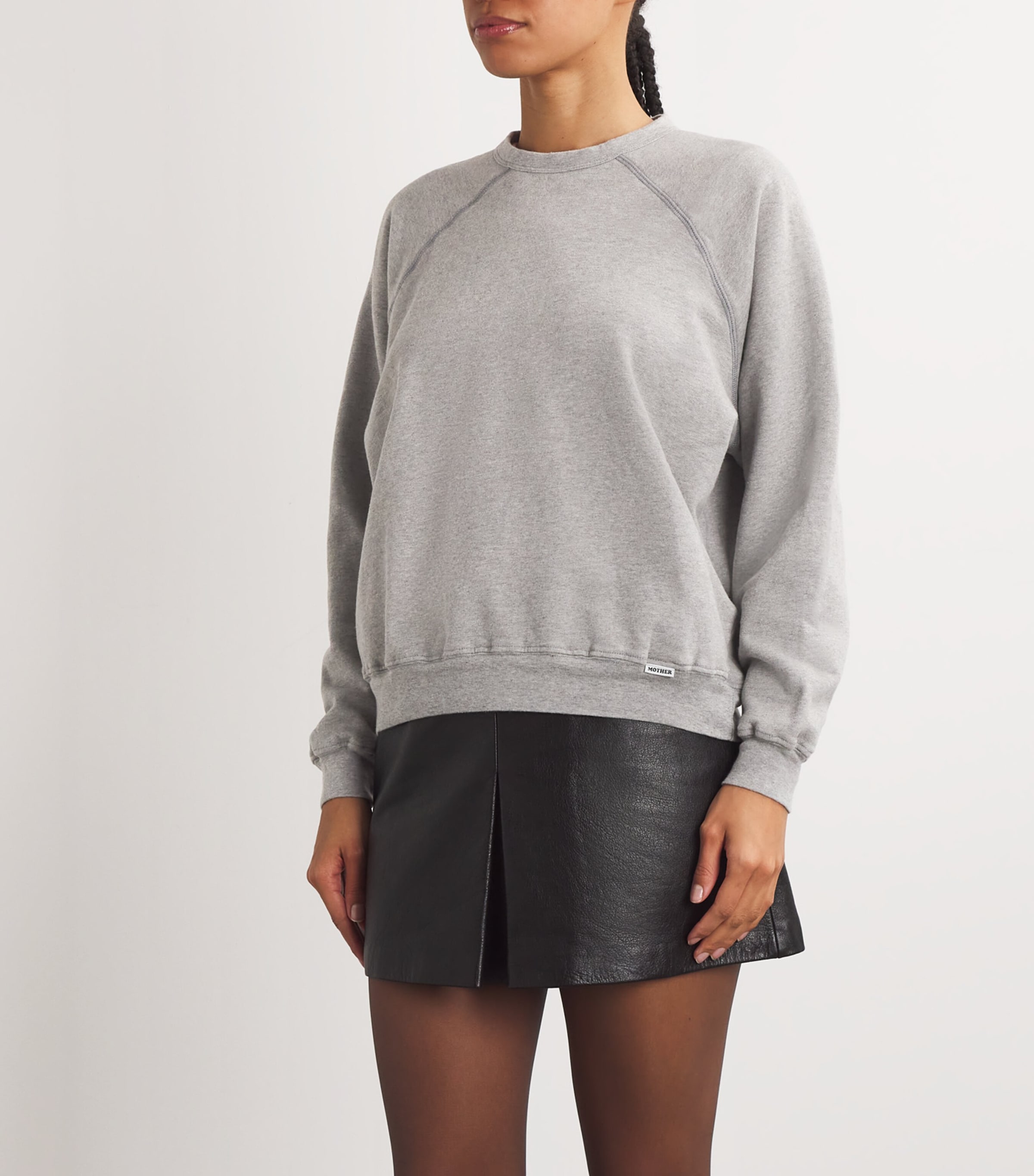 Cotton The Biggie Concert Sweatshirt  HEATHER GREY Image 3