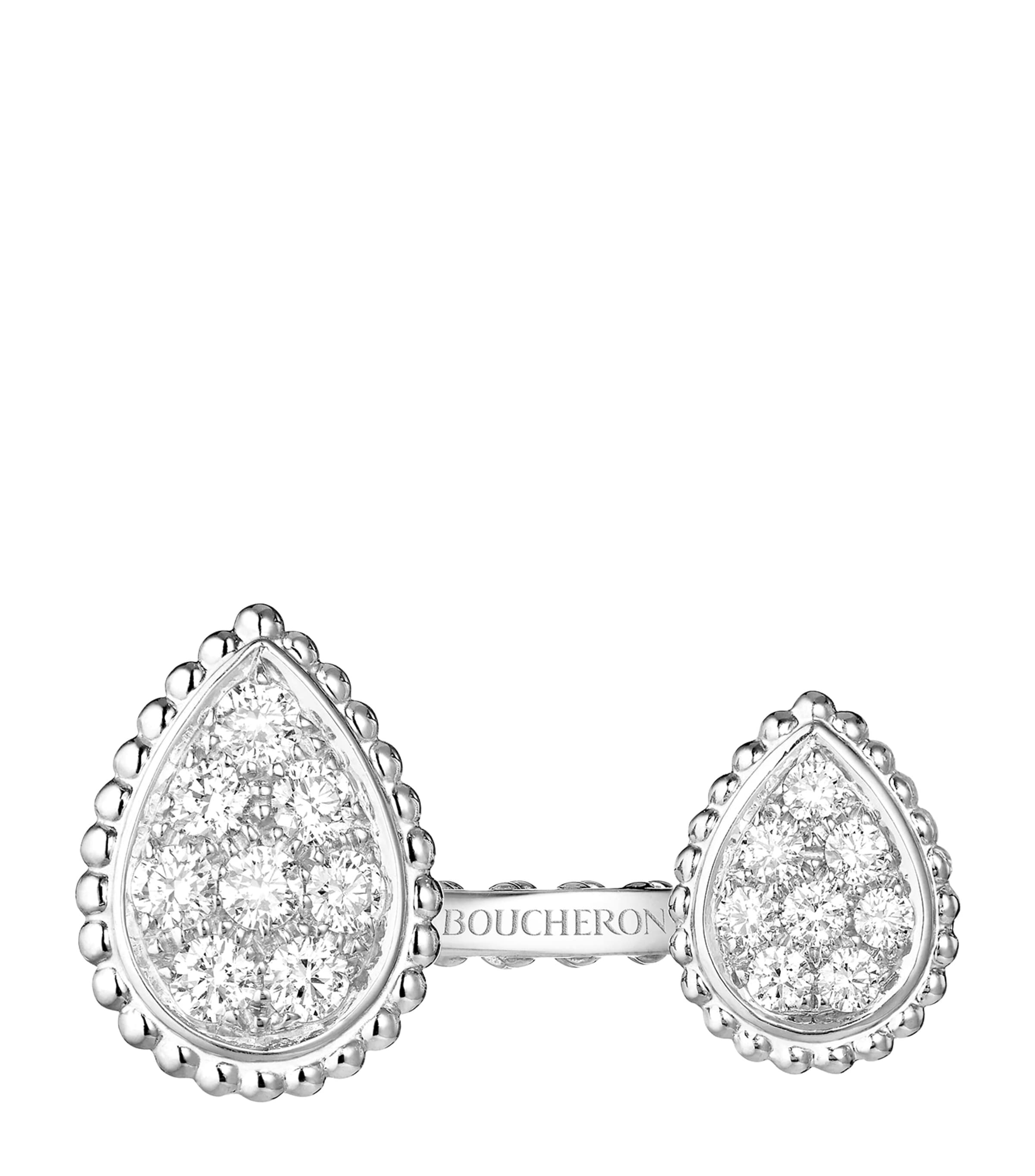 White Gold Serpent Bohème Two Motifs Ring WHITE GOLD Image 3