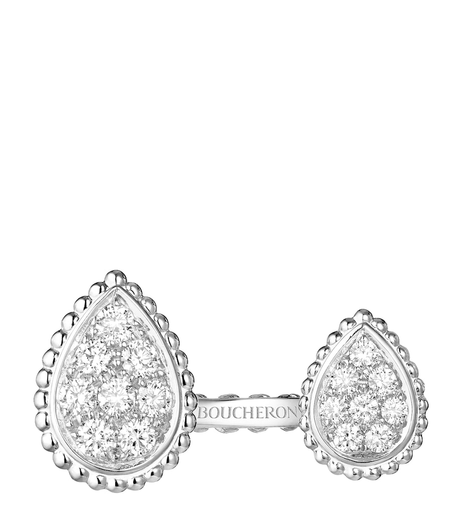 White Gold Serpent Bohème Two Motifs Ring WHITE GOLD Image 3