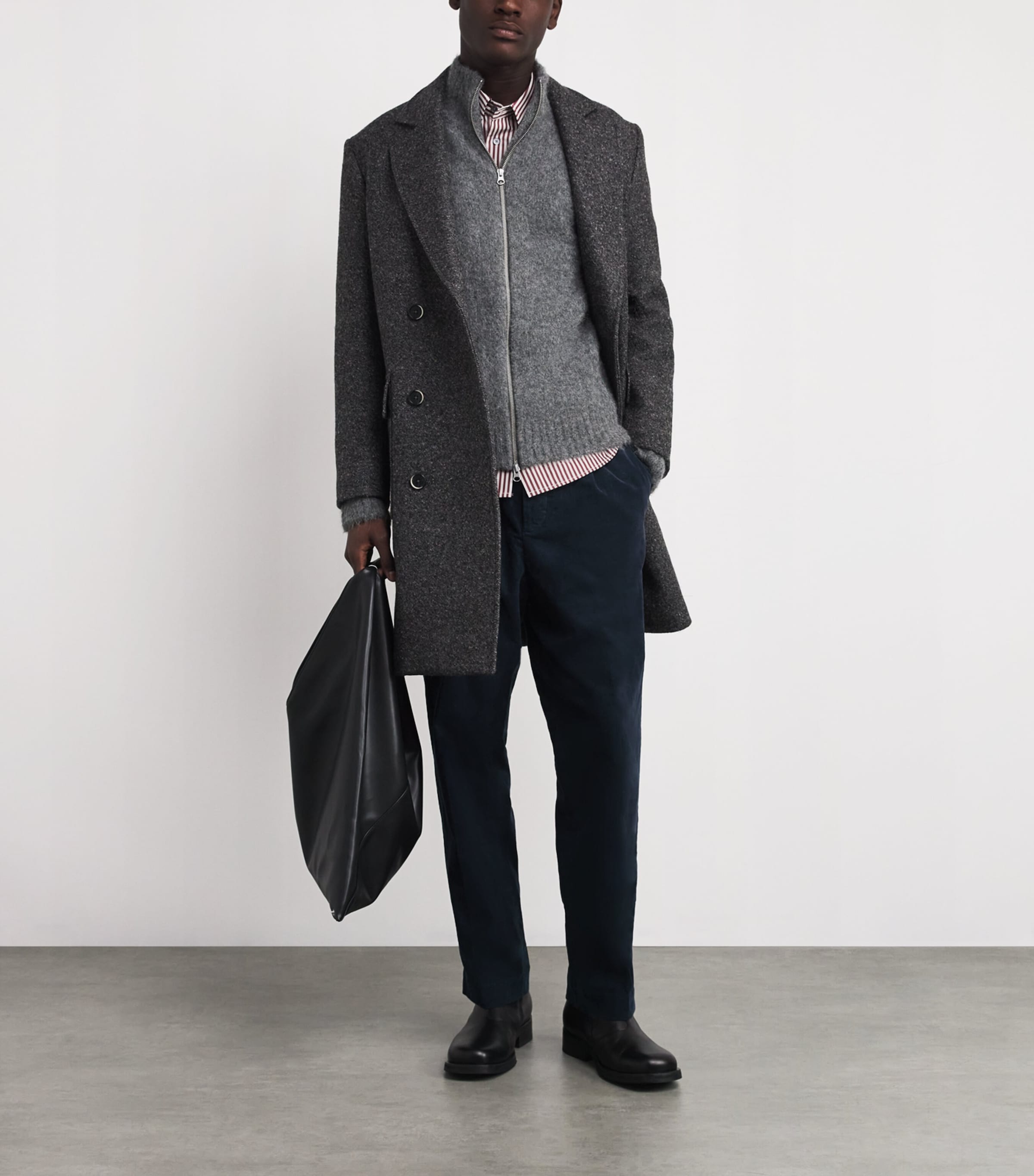 Cotton Corduroy Hermann Chinos DARK NAVY Image 2