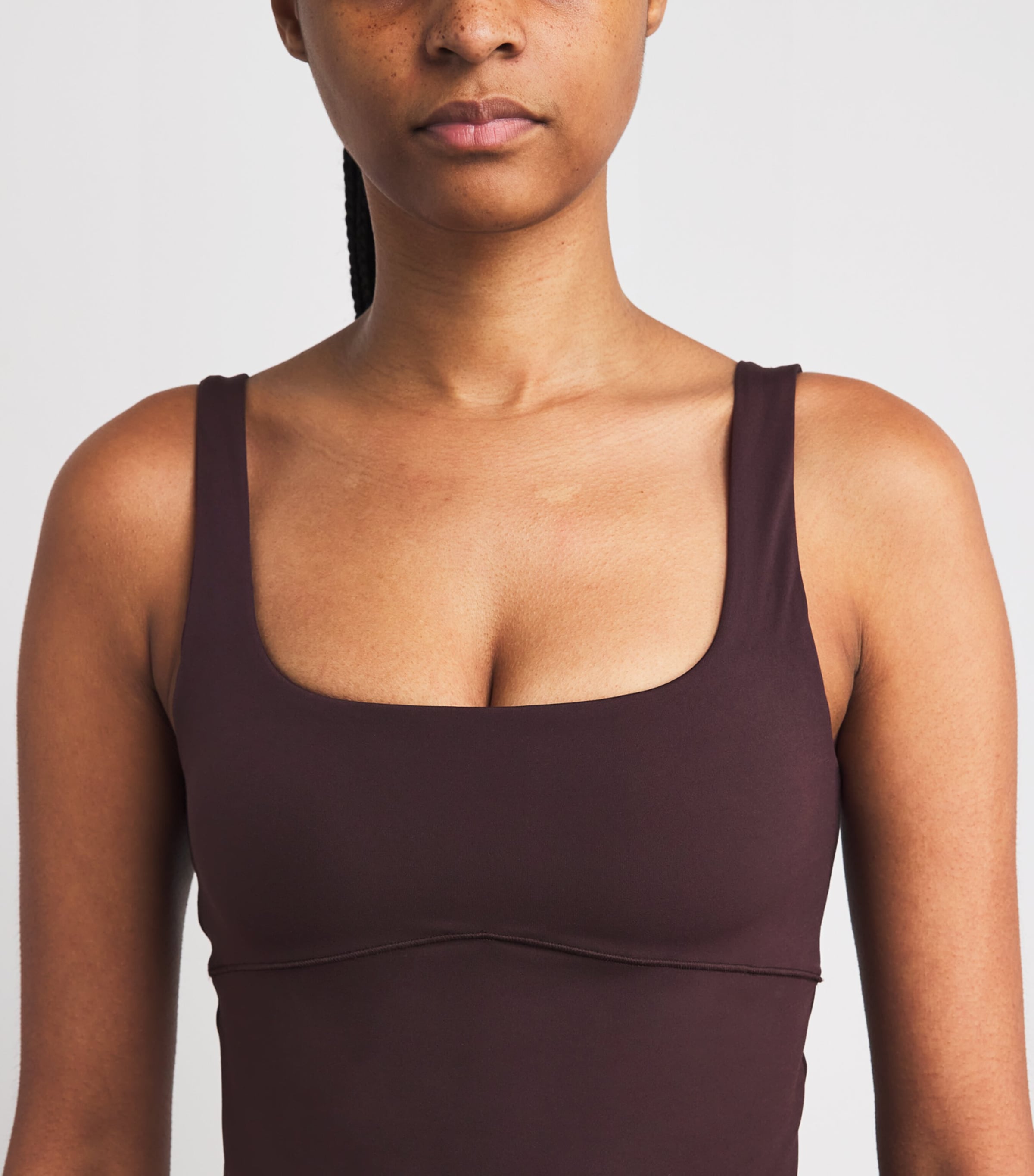 AllTheForm Support Tank Top RSN RAISIN Image 6