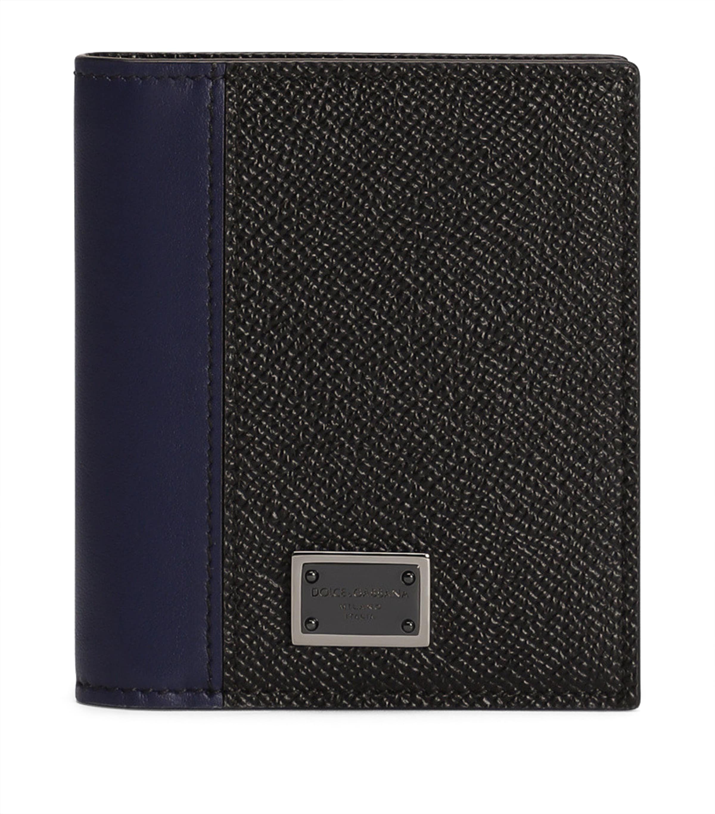Dolce & Gabbana Leather Logo Plaque Card Holder