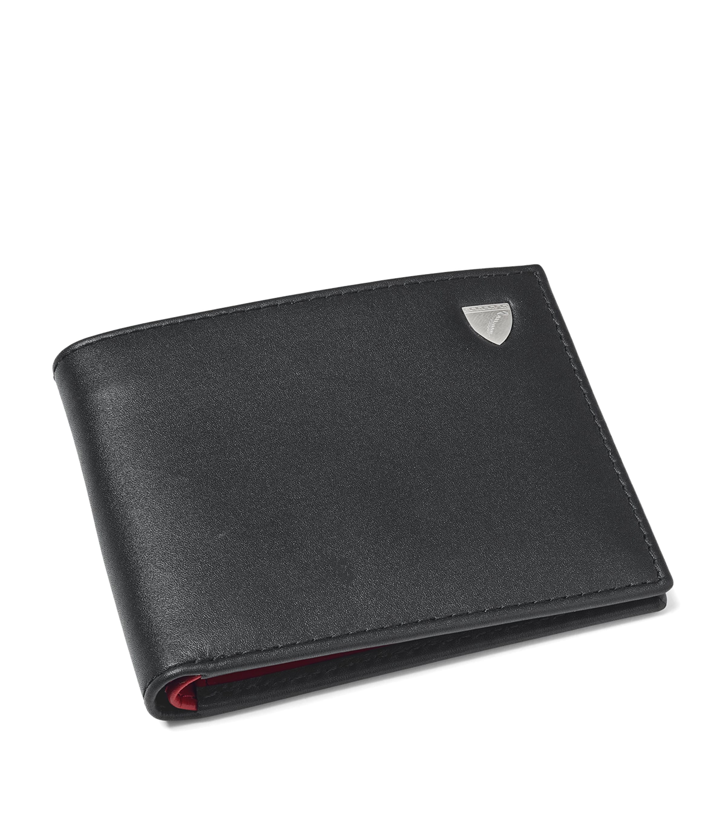 Aspinal Of London Leather Bifold Wallet Black Image 1