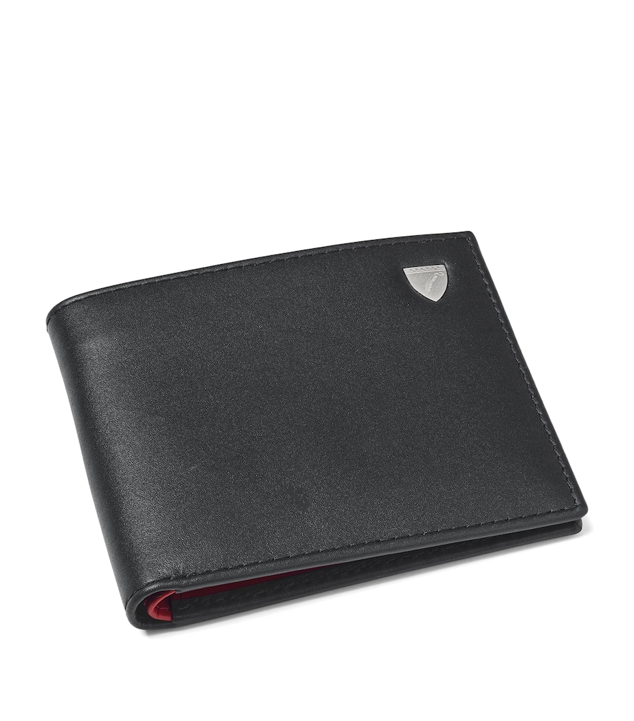 Aspinal Of London Leather Bifold Wallet Black Image 1
