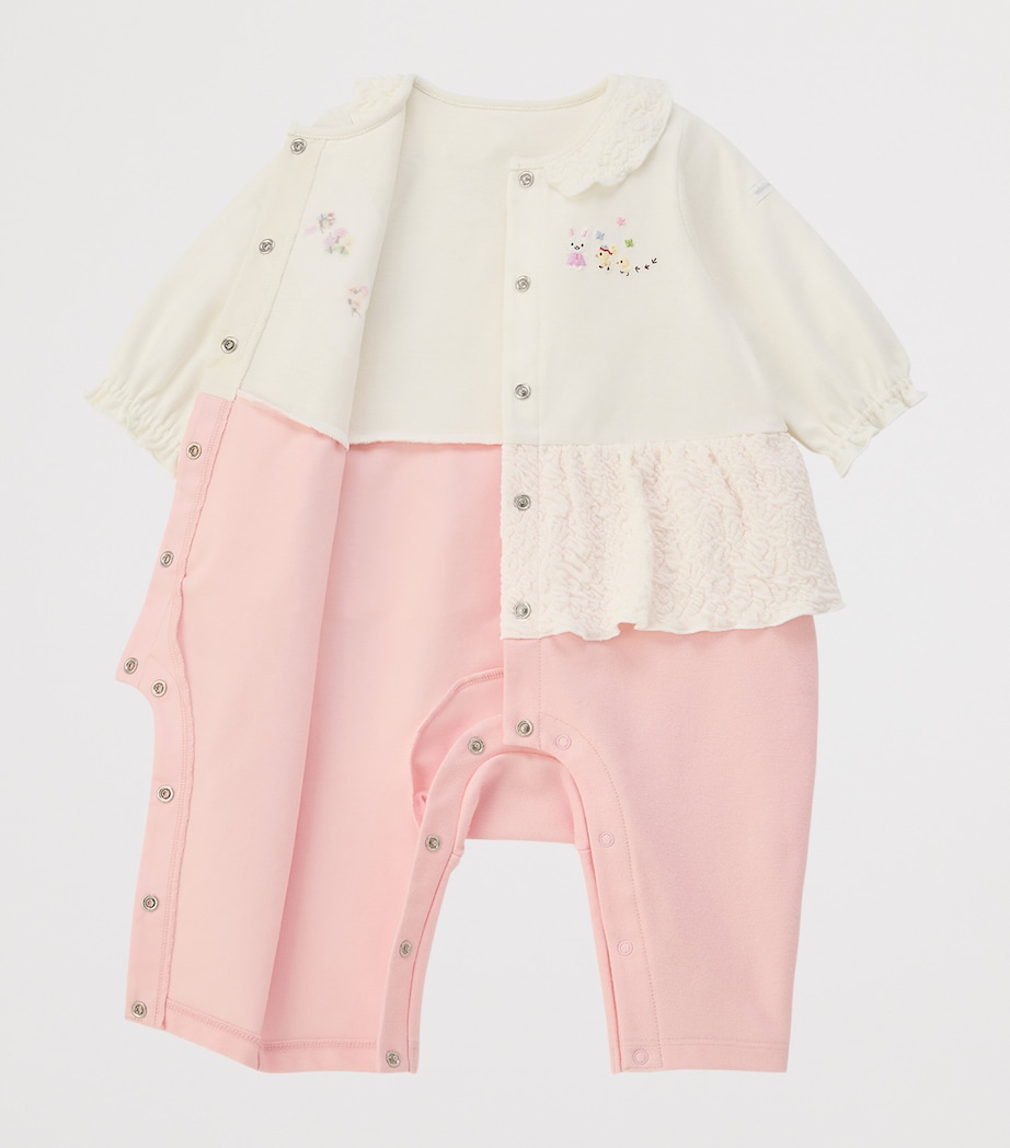Embroidered Ruffled Playsuit (6-12 Months) 31 Image 3