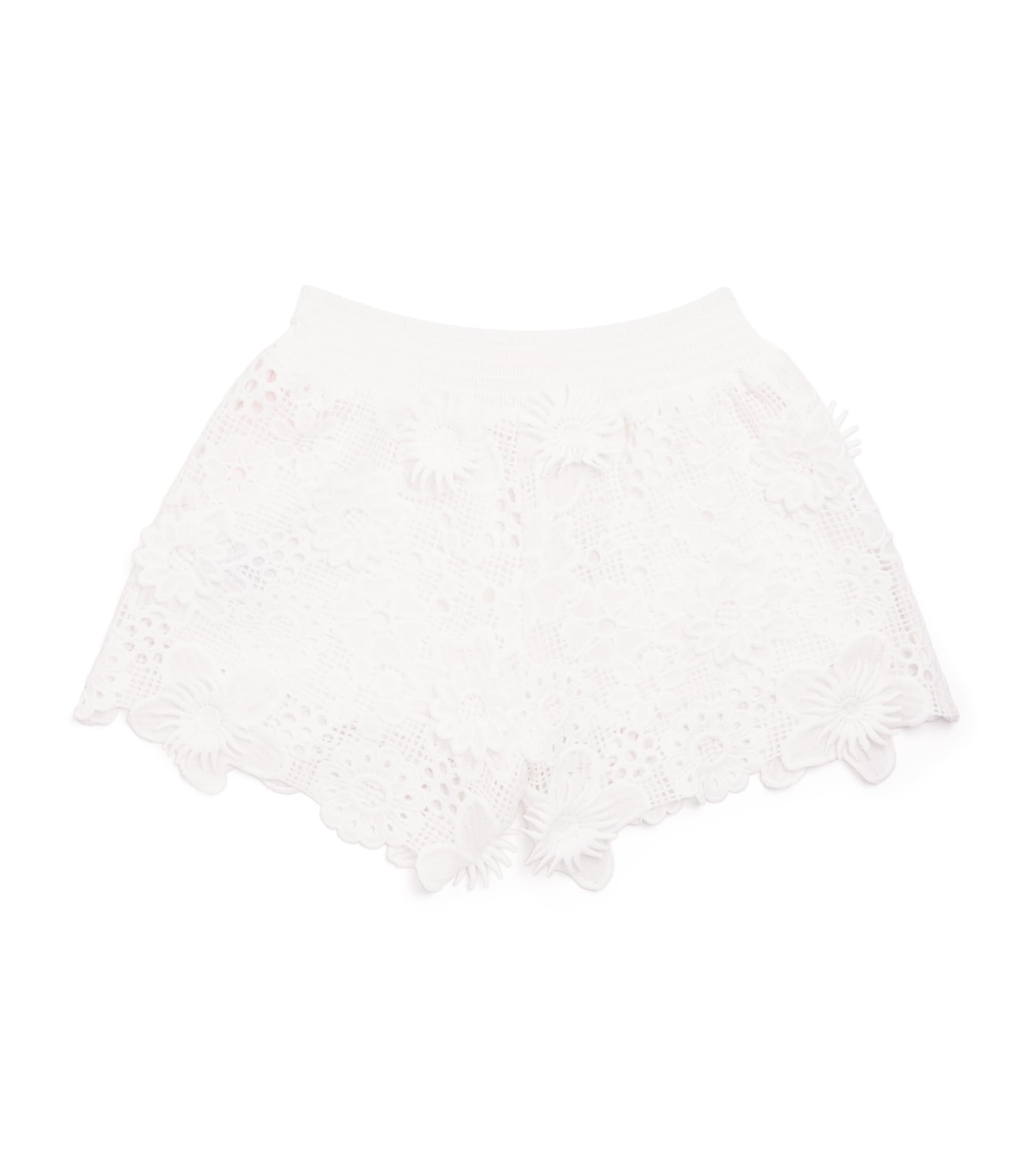 Crocheted Lucinda Shorts (2-16 Years) IVORY Image 1