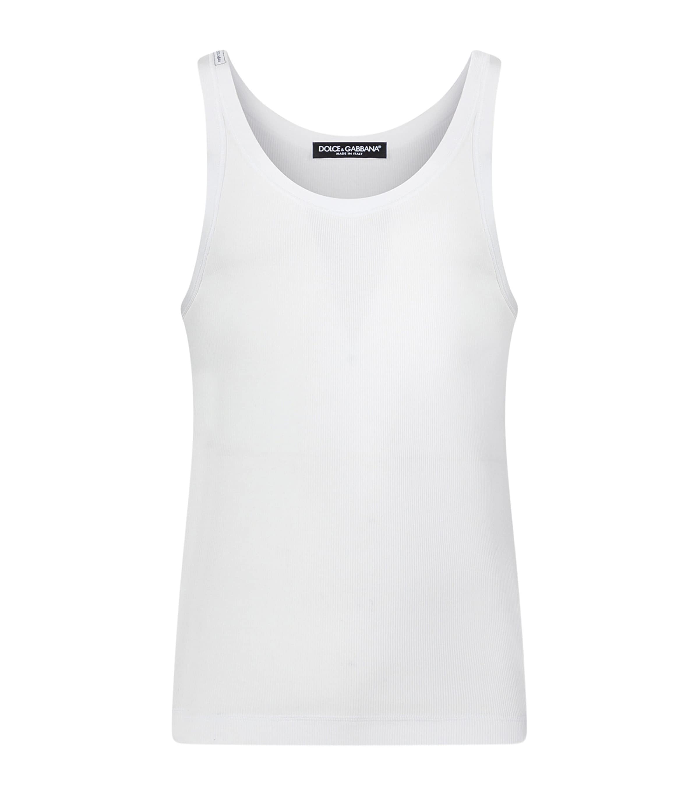Shop Dolce & Gabbana Cotton Tank Top