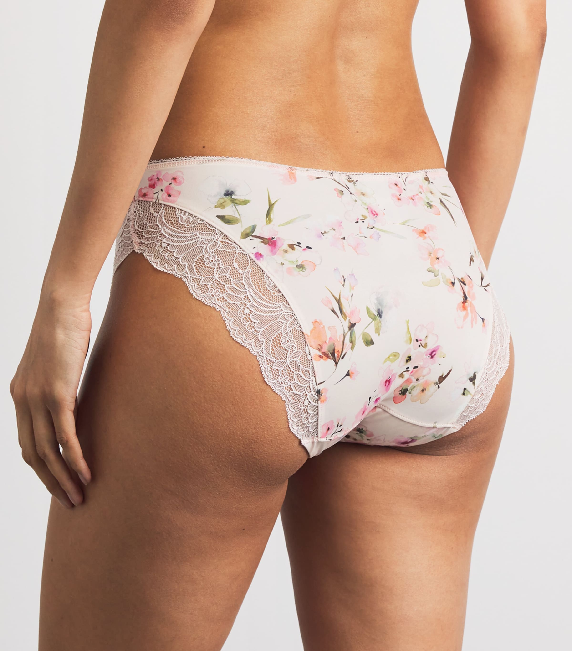 Fantasie Womens Floral Print Lucia Briefs Rosewater Image 3