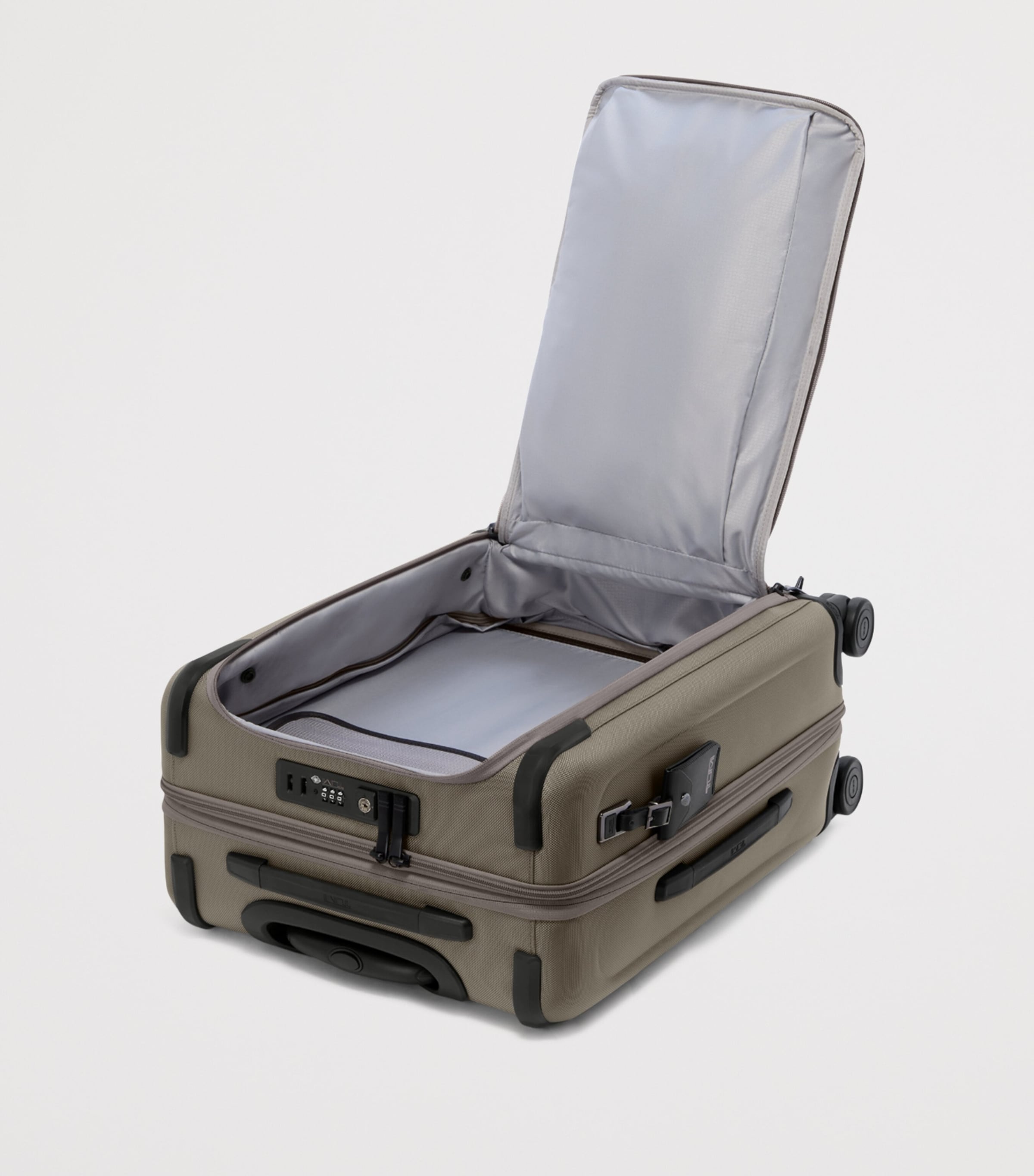 Tumi Alpha 4 Large Dual Access Expandable Cabin Suitcase (55cm) Grey Alloy Image 2