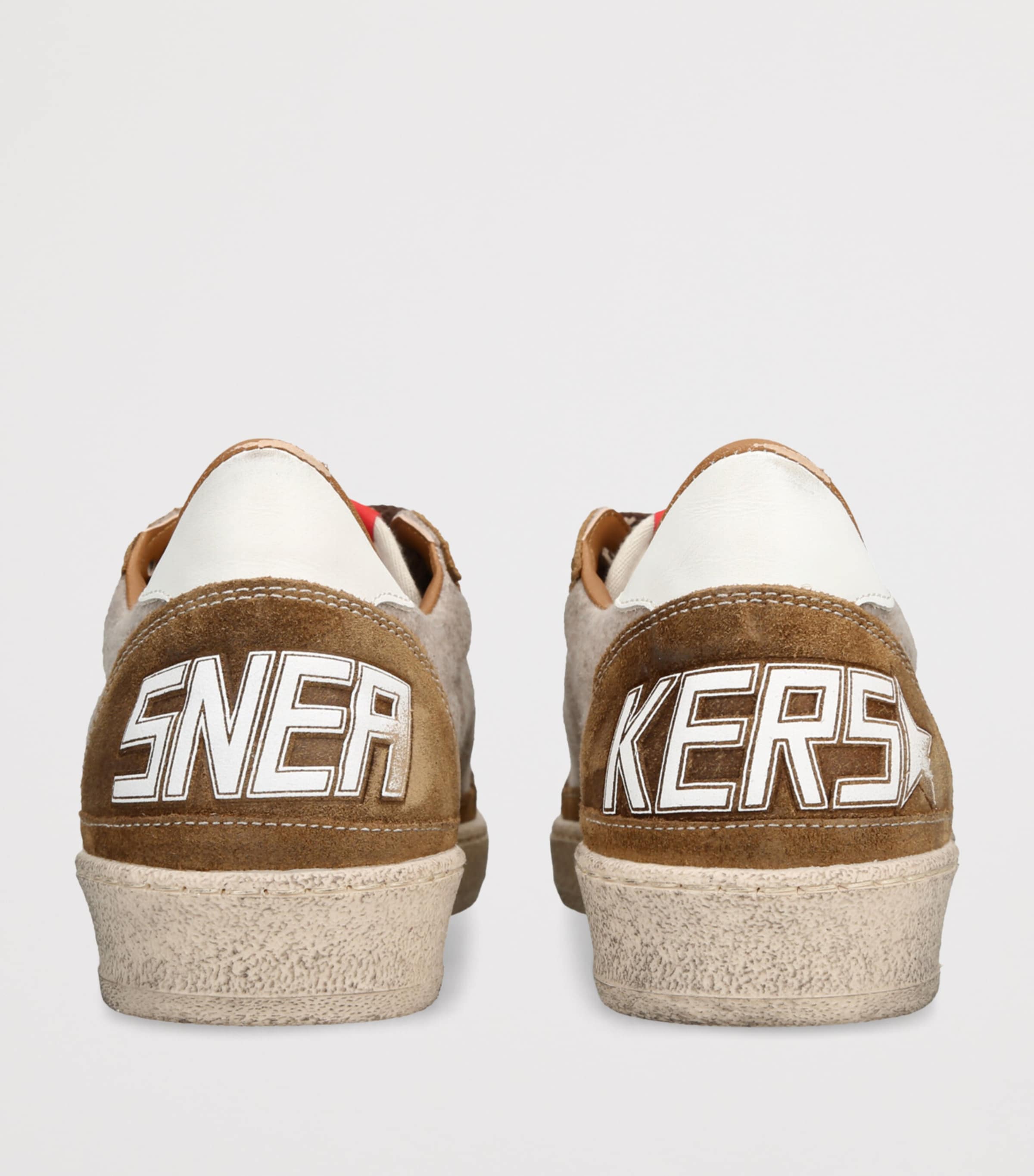 Wool-Suede Ball Star Sneakers BEIGE COMB Image 2