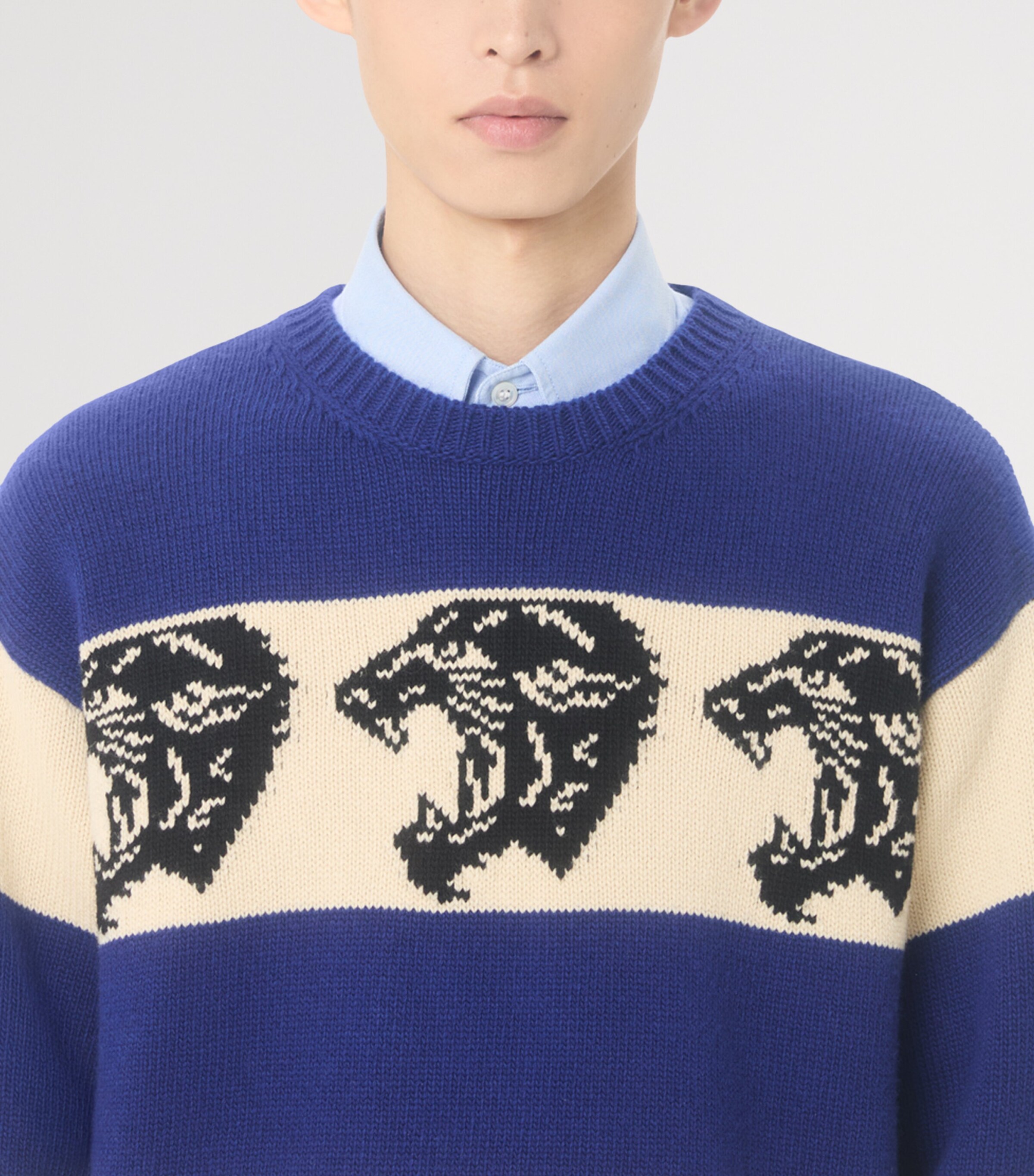Virgin Wool Panther Sweater RGX Image 7