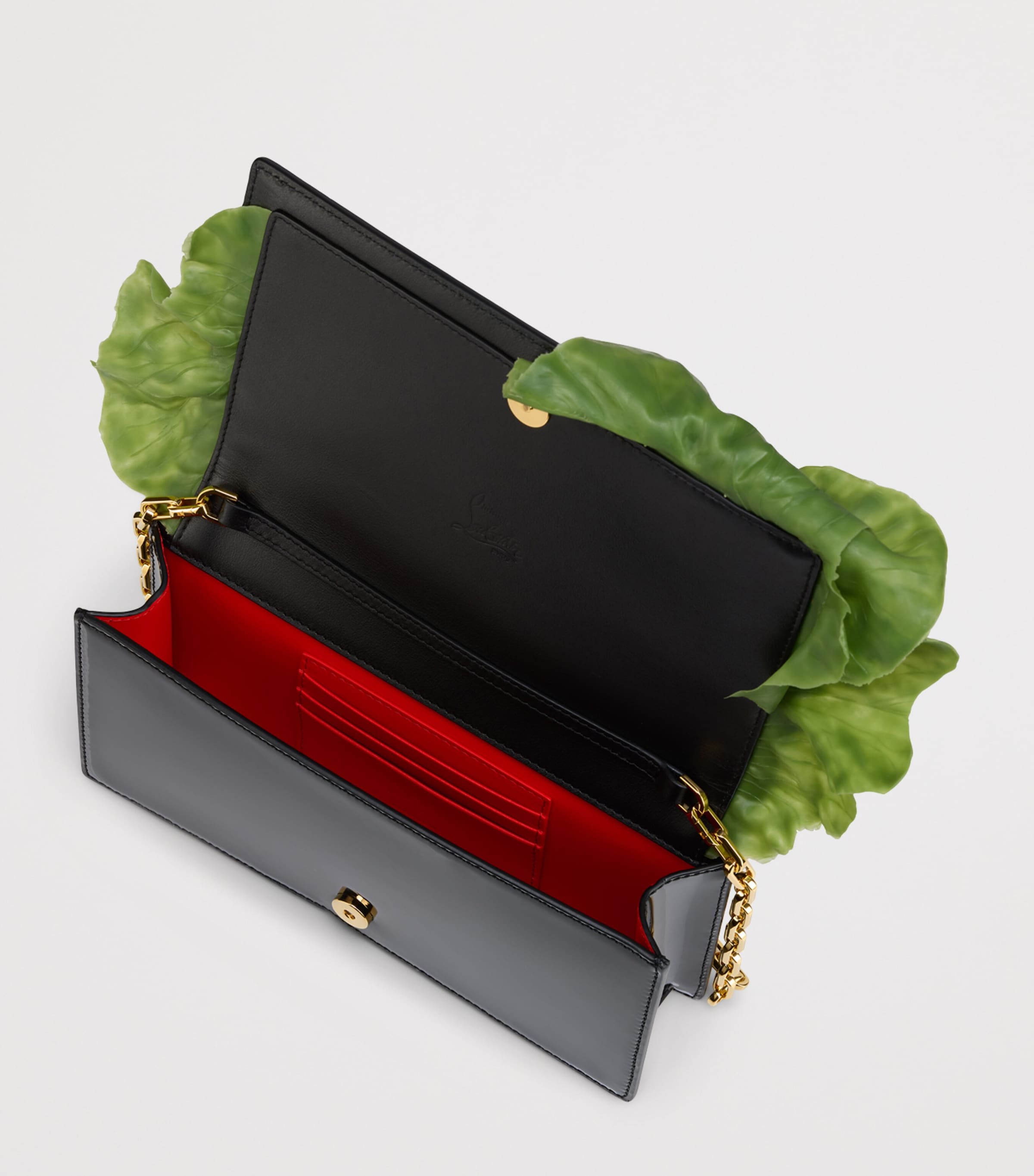 Christian Louboutin Bettina Snail Patent Leather Clutch Bag Image 5
