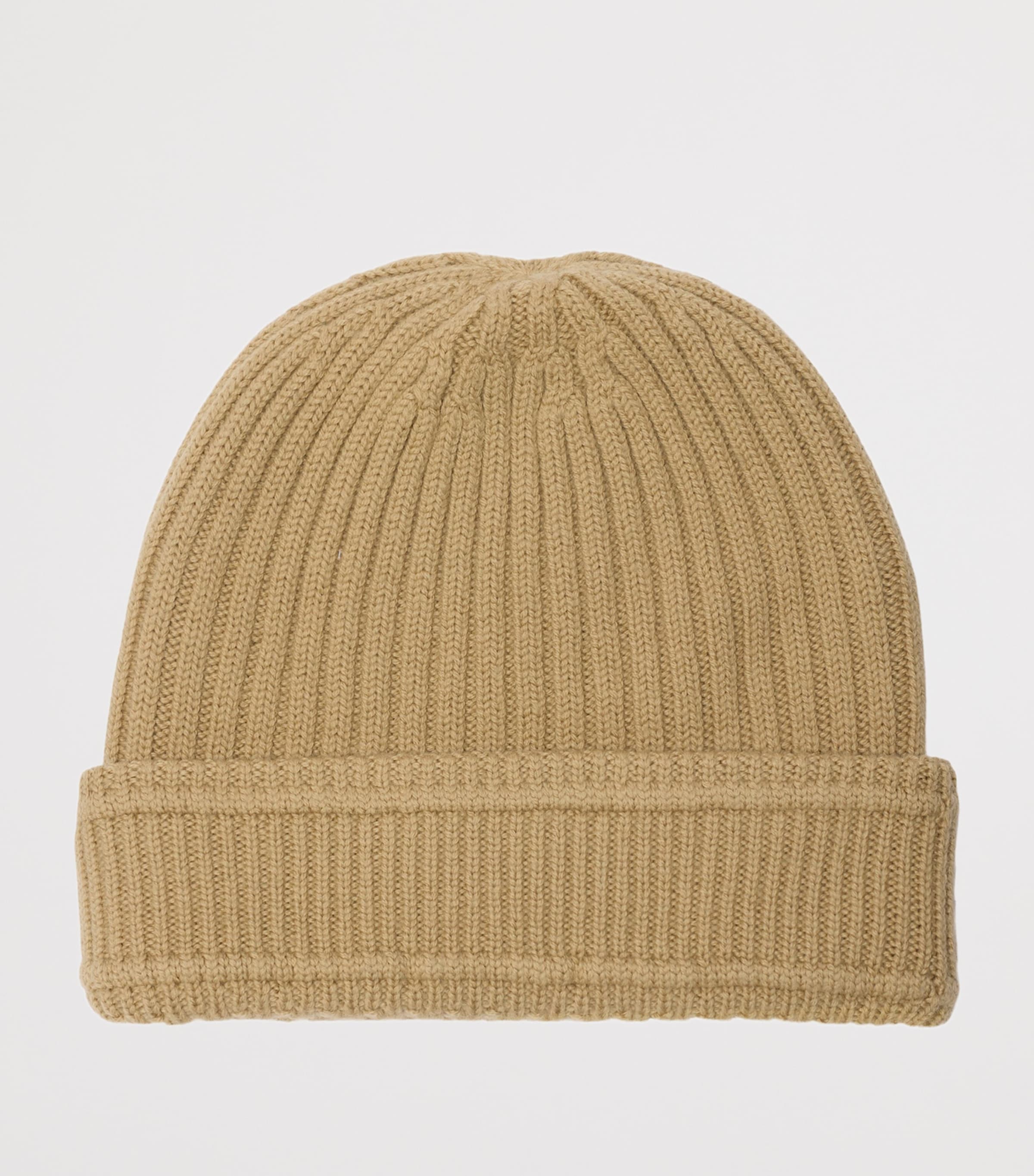 Wool Logo Beanie SAND Image 2