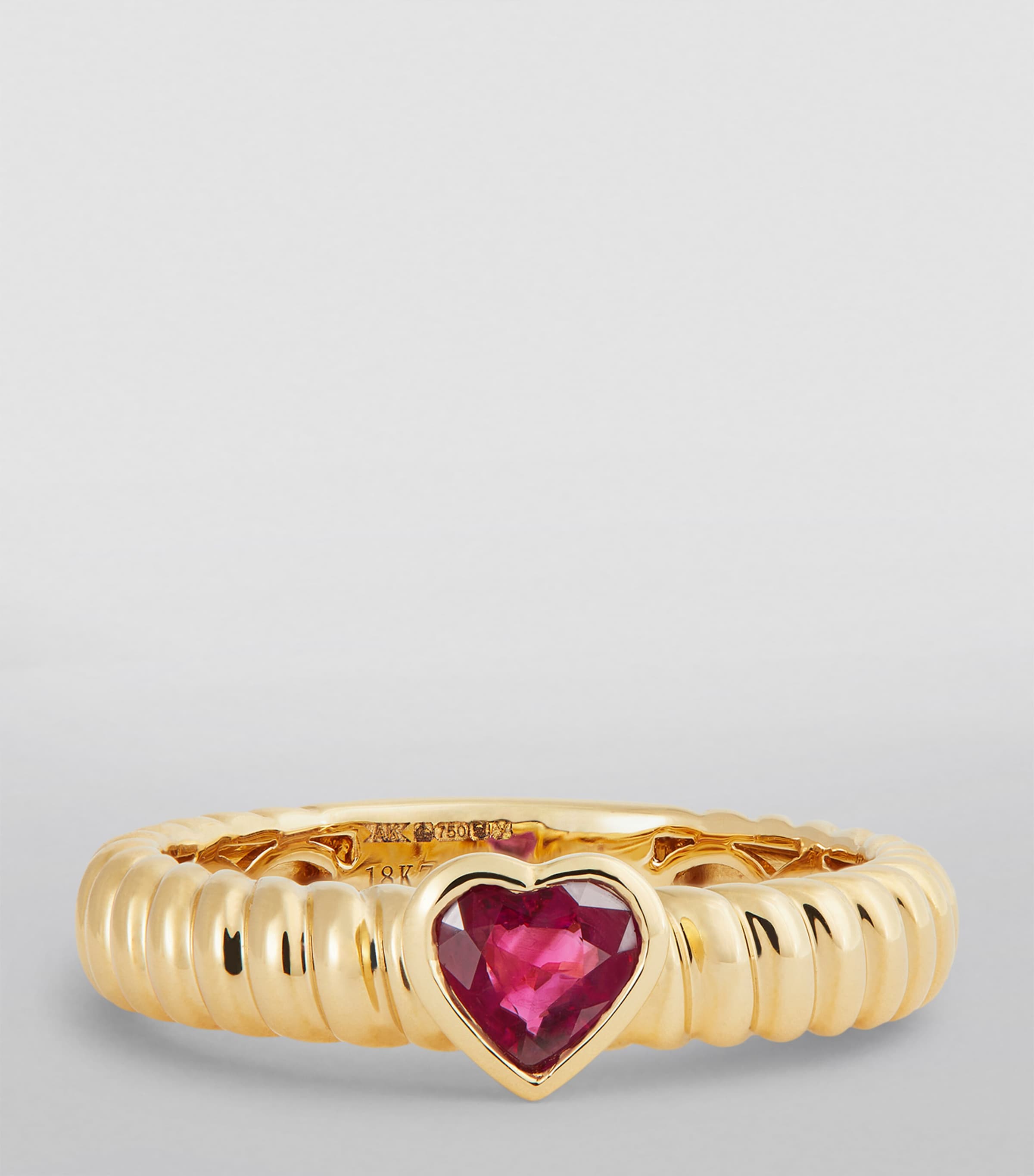 Yellow Gold and Ruby Zoe Ring YELLOW GOLD Image 3