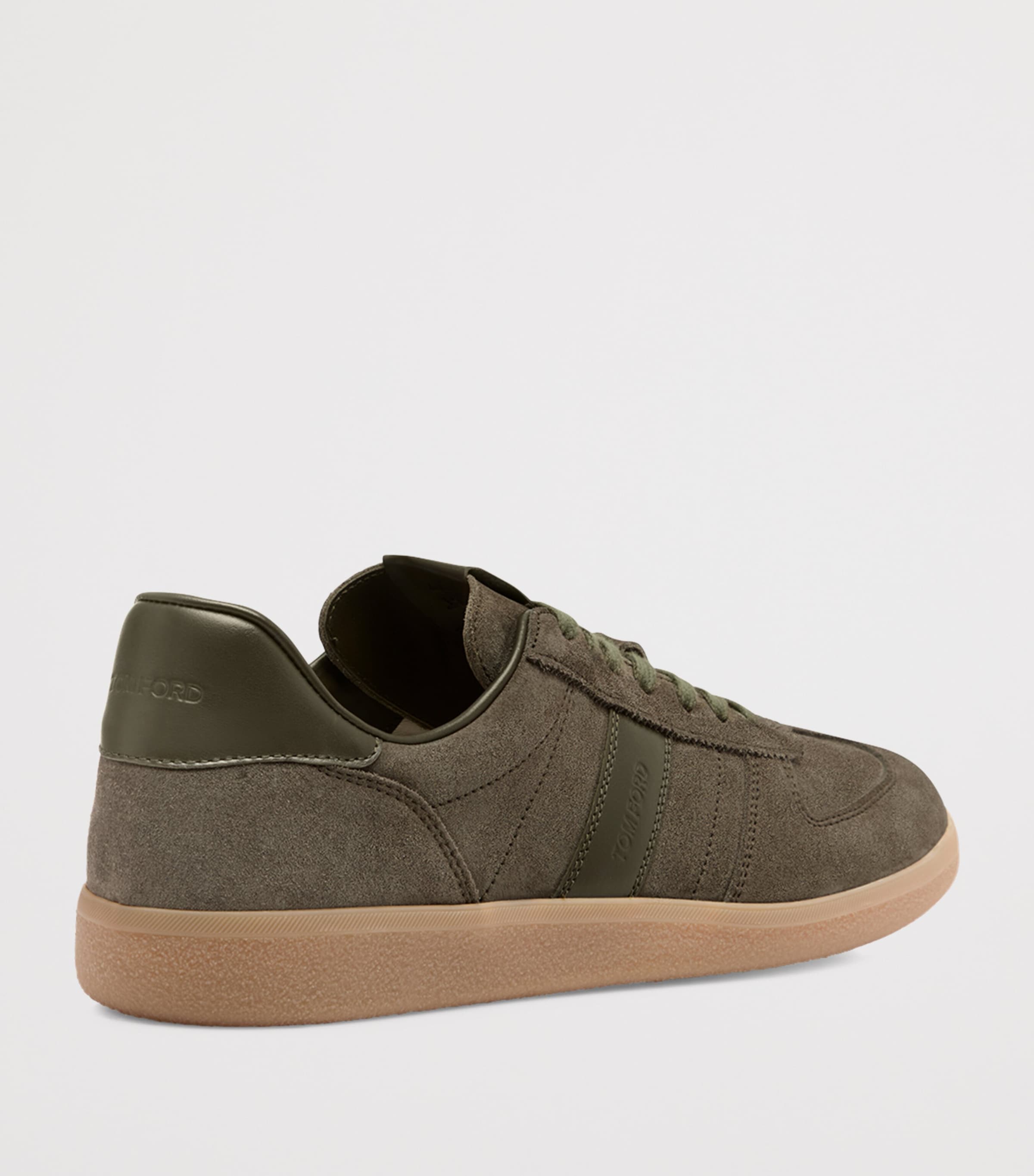TOM FORD Green Suede Archer Sneakers | Harrods UK