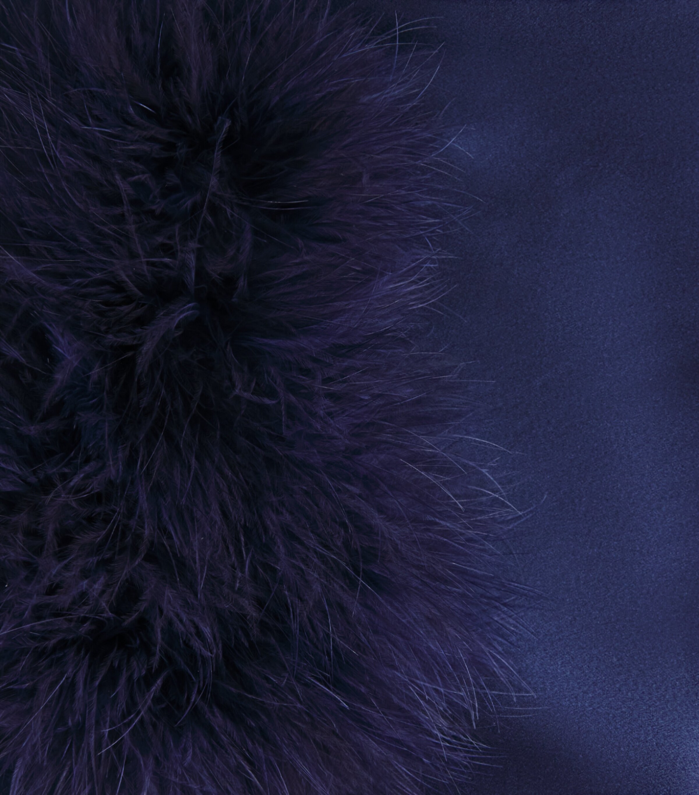Gilda & Pearl Womens Silk Meet Me At Midnight Robe Sapphire Image 6