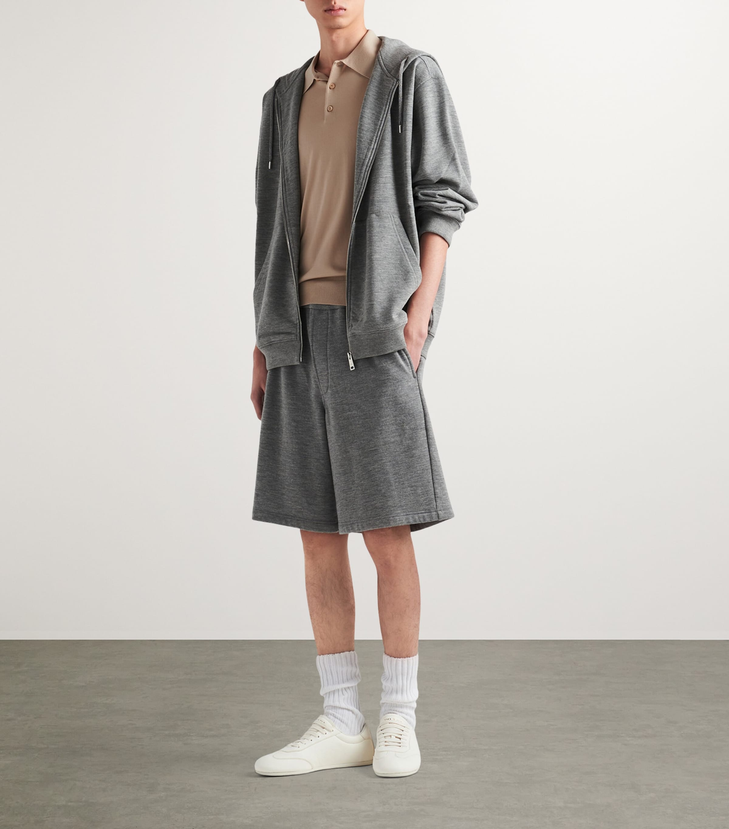 Cashmere-Silk Hoodie F0031 Image 2