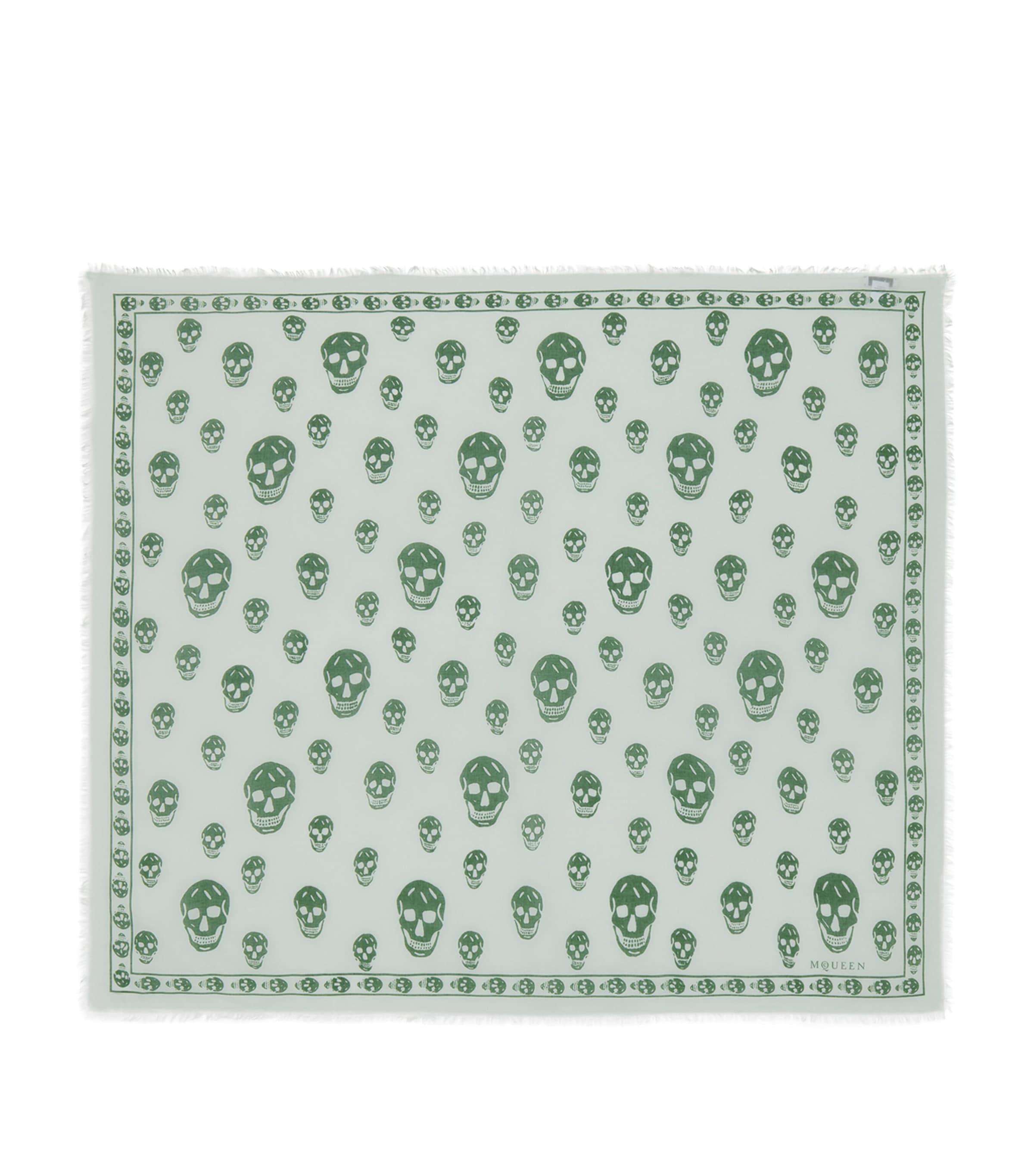 McQueen Silk Skull Scarf | Men New In | Men Accessories | Scarves | Women Accessories | Women New In | Designers | McQueen | Mens Accessories