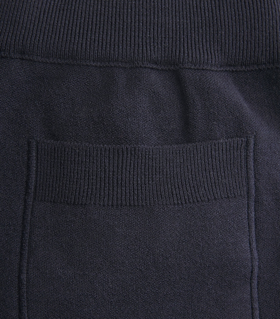 Stone Island Mens Virgin Wool-Blend Compass Sweatpants Image 6