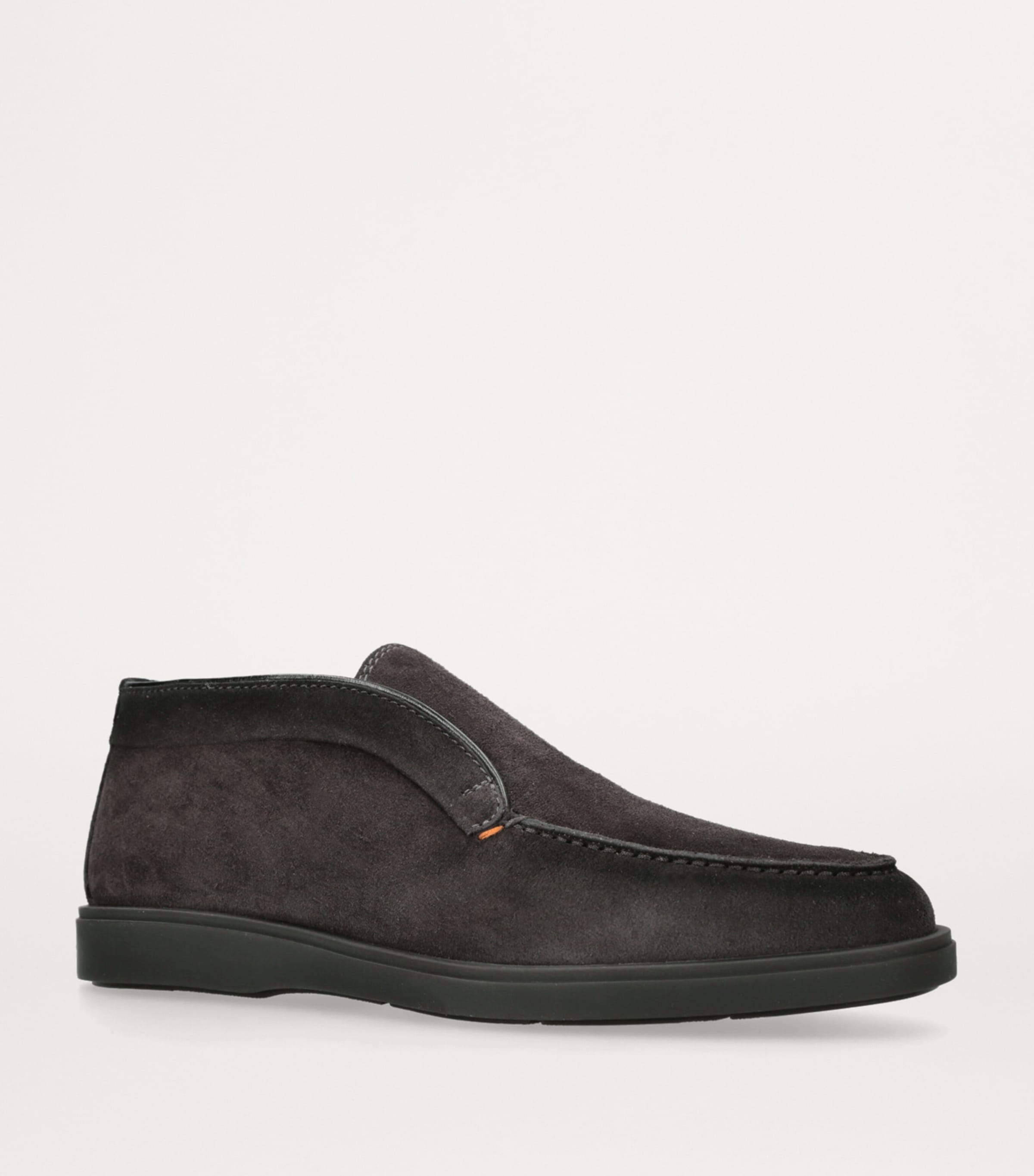 Suede Detroit High-Top Loafers GREY/DARK Image 3