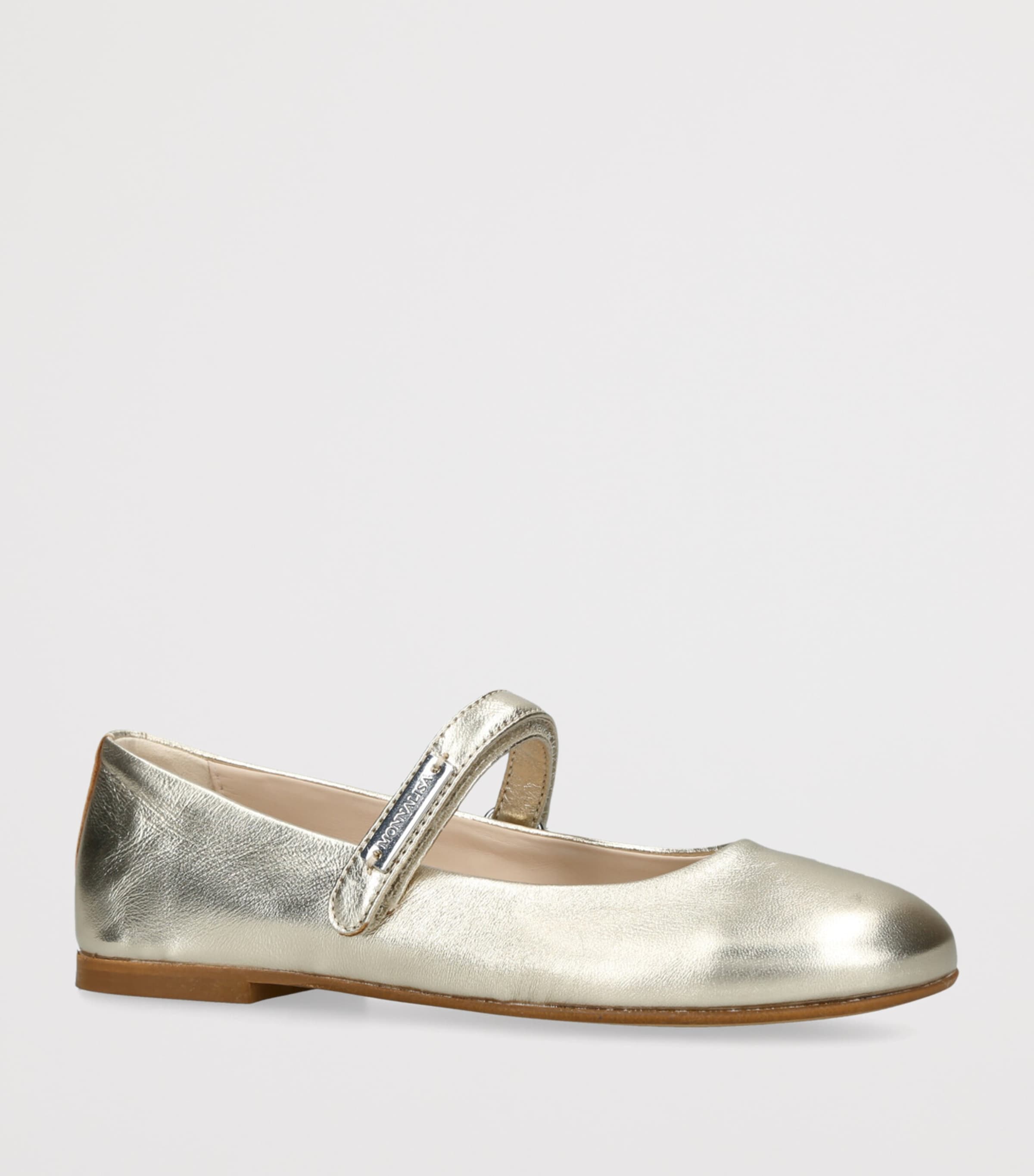 Metallic Ballet Flats GOLD Image 3
