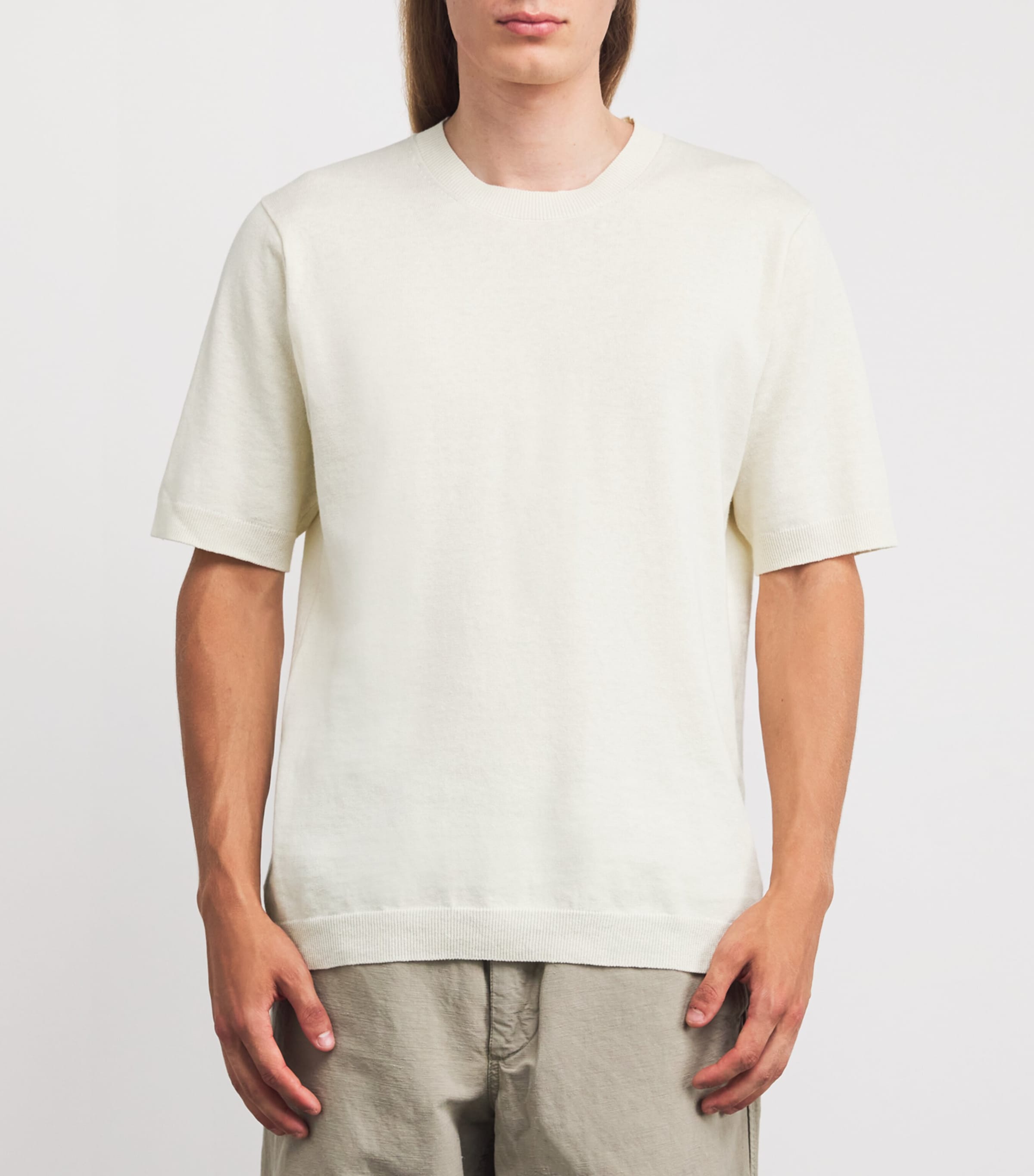 Tシャツ・カットソー Norse Projects Rhys Cotton Linen T-shirt Blue Norse Projects Norse Projects Rhys Cotton Linen T-Shirt - T