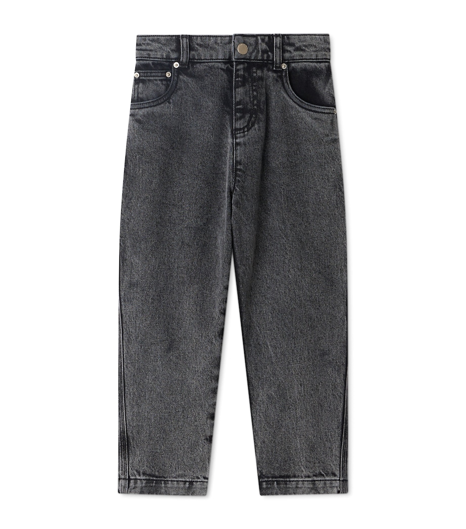 Organic Cotton Jeans (4-14 Years) FAUX NOIR Image 1