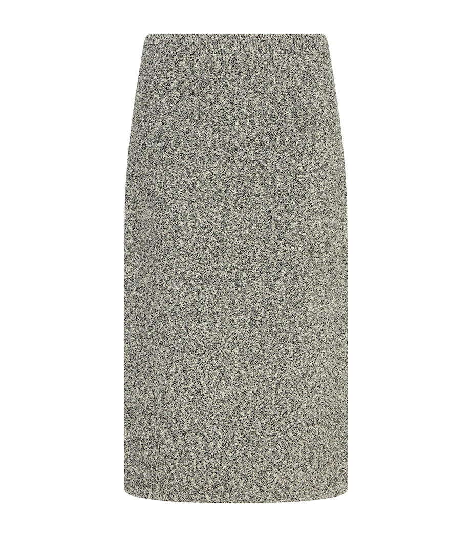 Tweed Midi Skirt 002 BLACK TRUFFLE Image 1