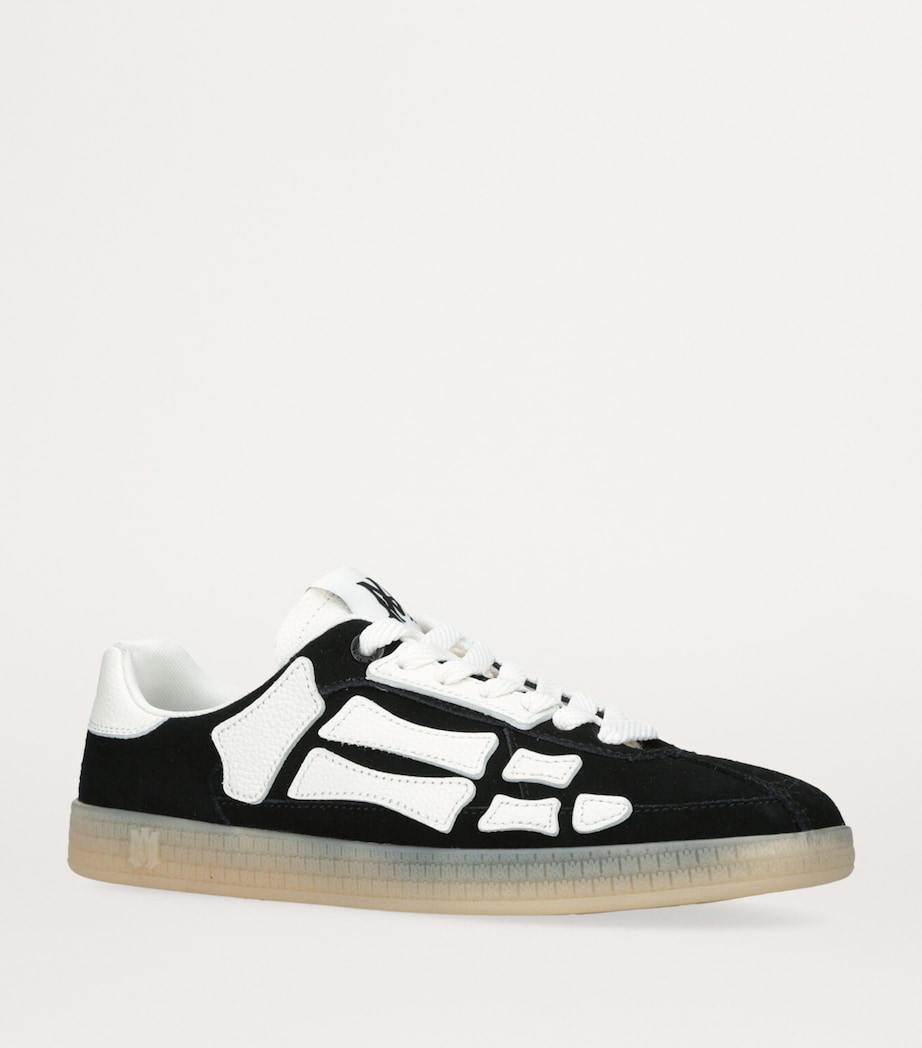 Suede Pacific Bones Low-Top Sneakers BLACK Image 3